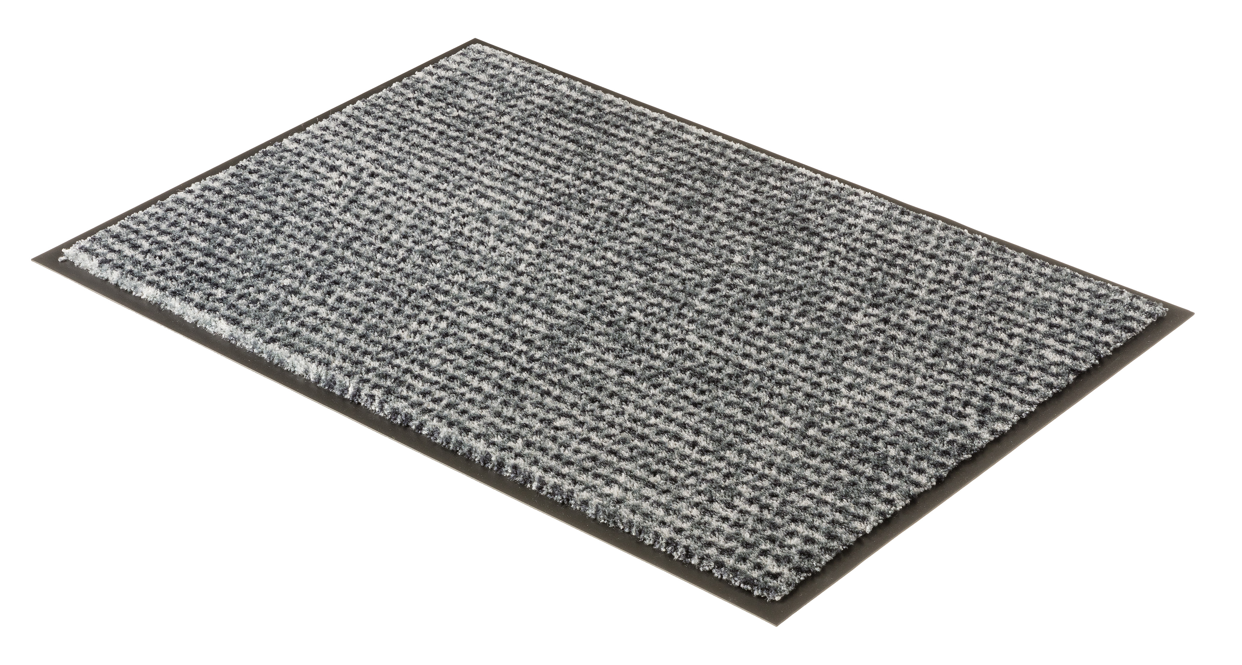 SCHÖNER WOHNEN-Kollektion Fußmatte Miami 50x70 Punkte silber SCHÖNER WOHNEN-Kollektion Fußmatte Miami 50x70 Punkte silber