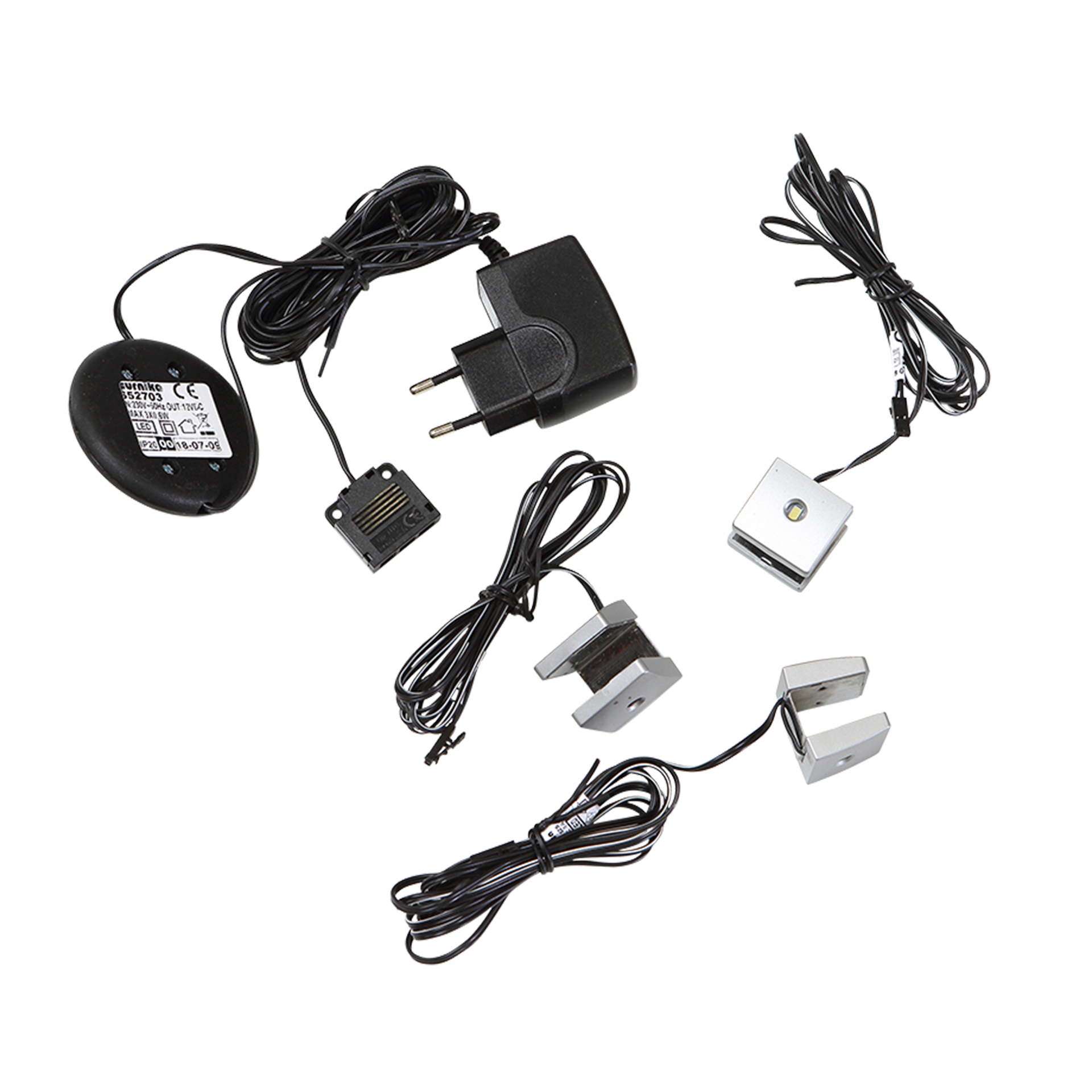 Beleuchtung Clay 3-teilig Weiß Beleuchtung Clay 3-teilig Weiß