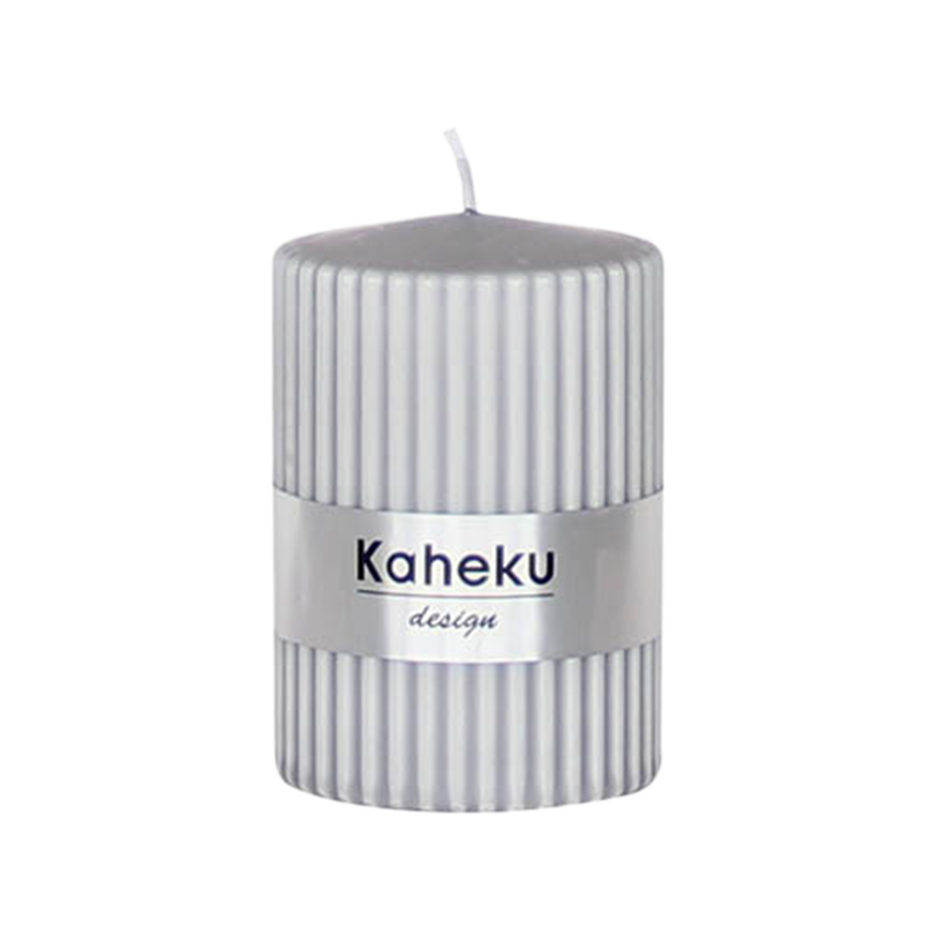 Kerze Powder Steingrau