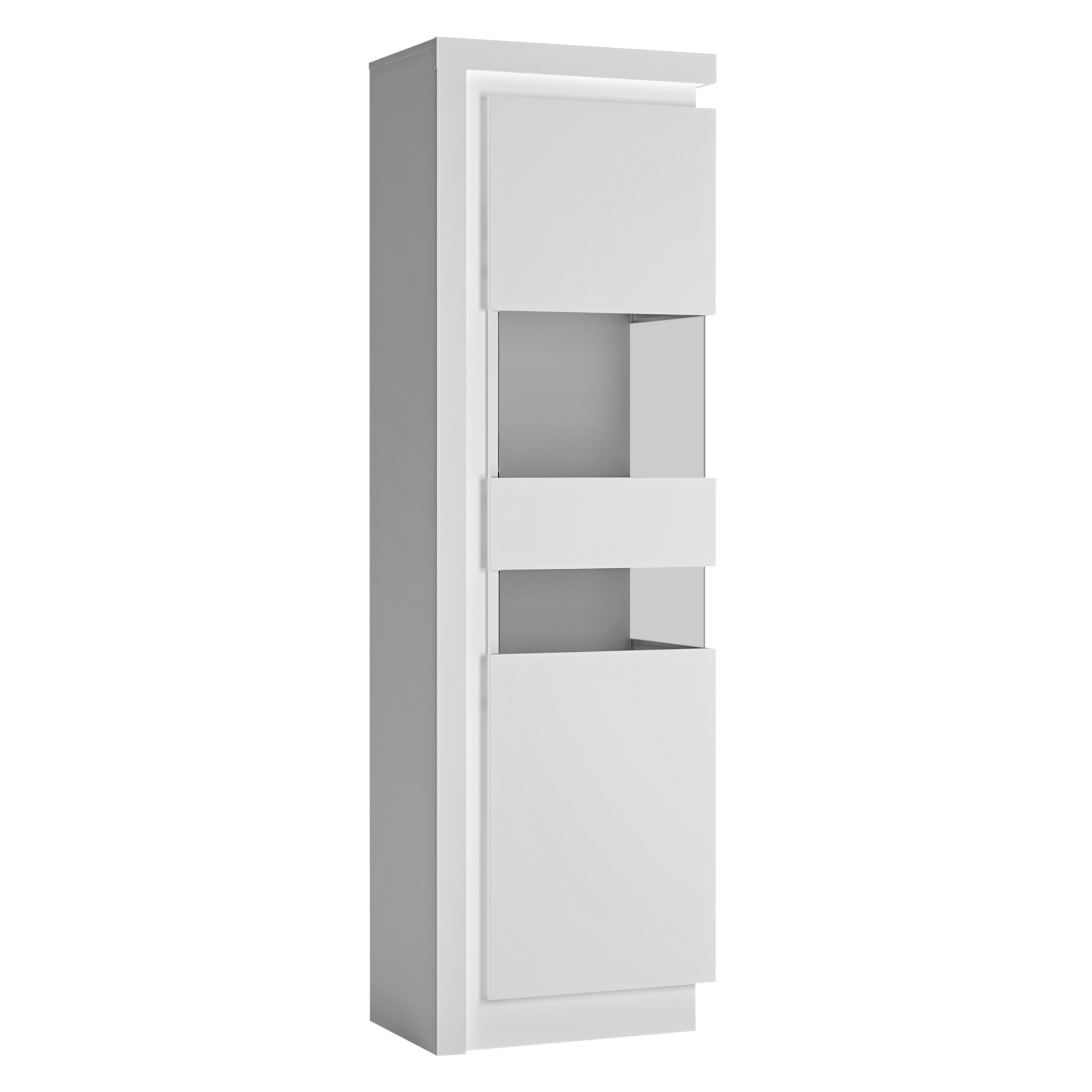 Vitrine Lyon Weiß 42*59.8*198.1 Vitrine Lyon Weiß 42*59.8*198.1