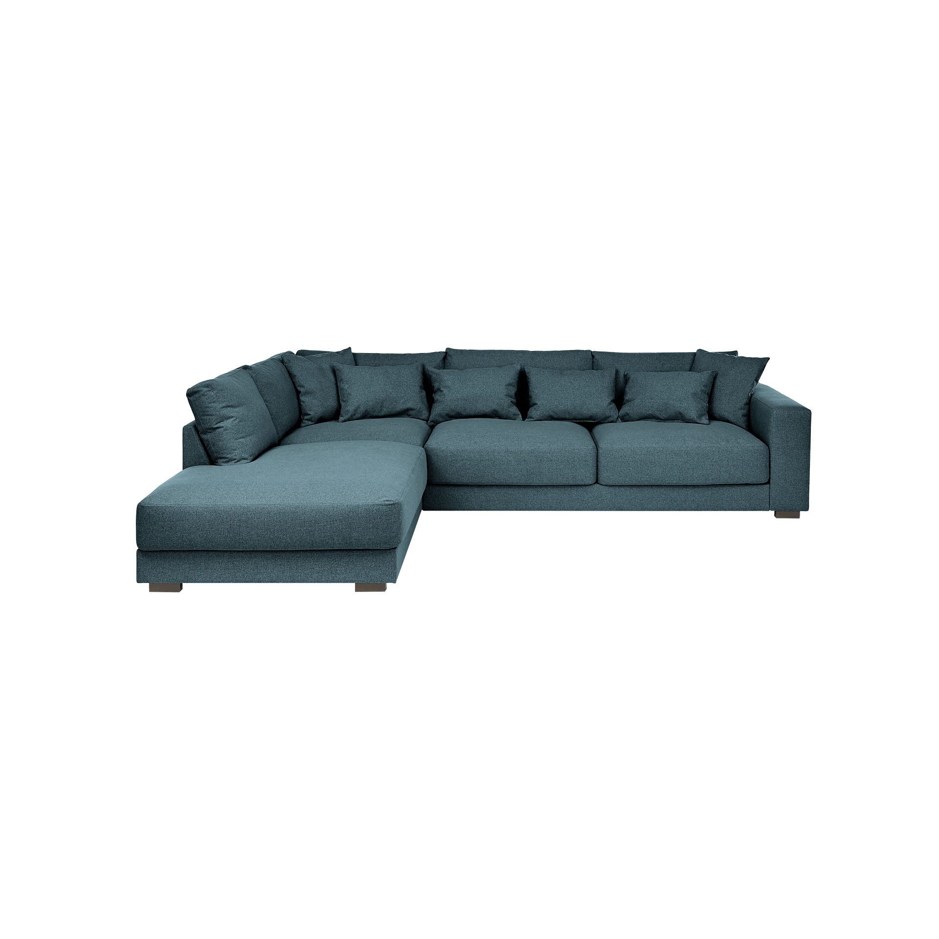 Ecksofa Diego Blau Ottomane links Ecksofa Diego Blau Ottomane links