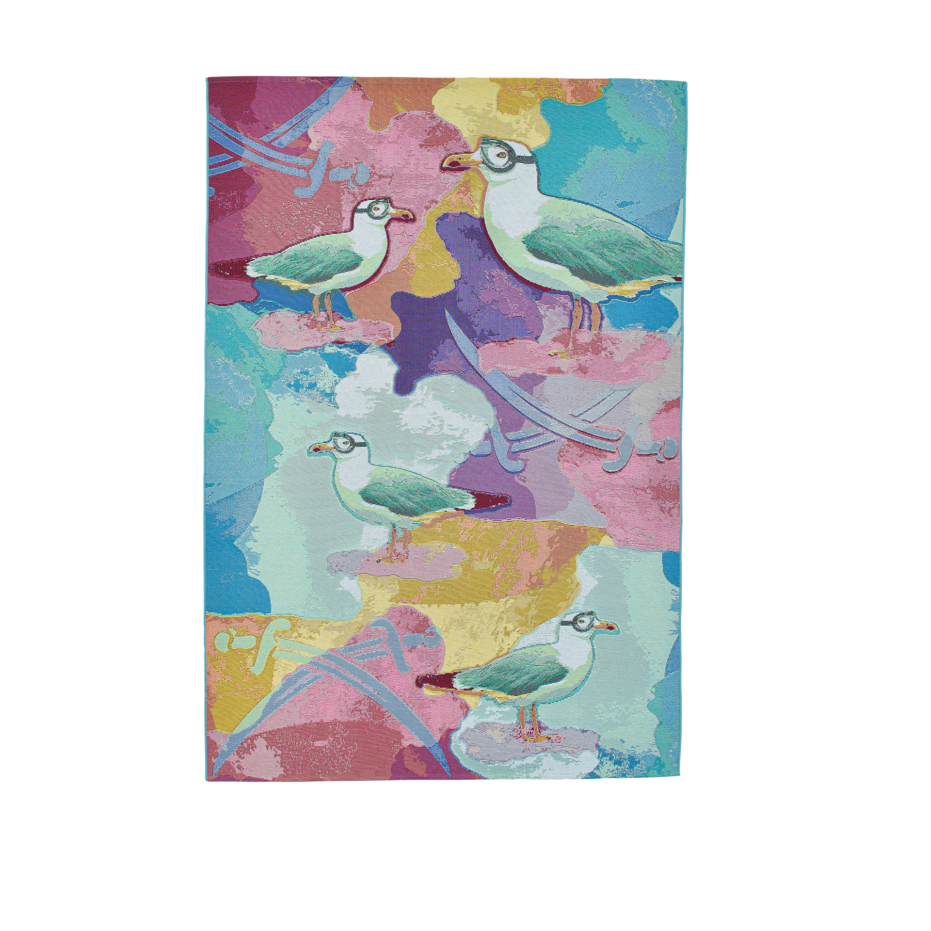 Outdoorteppich Sansibar Rantum Beach 130x190 Möve Multicolor