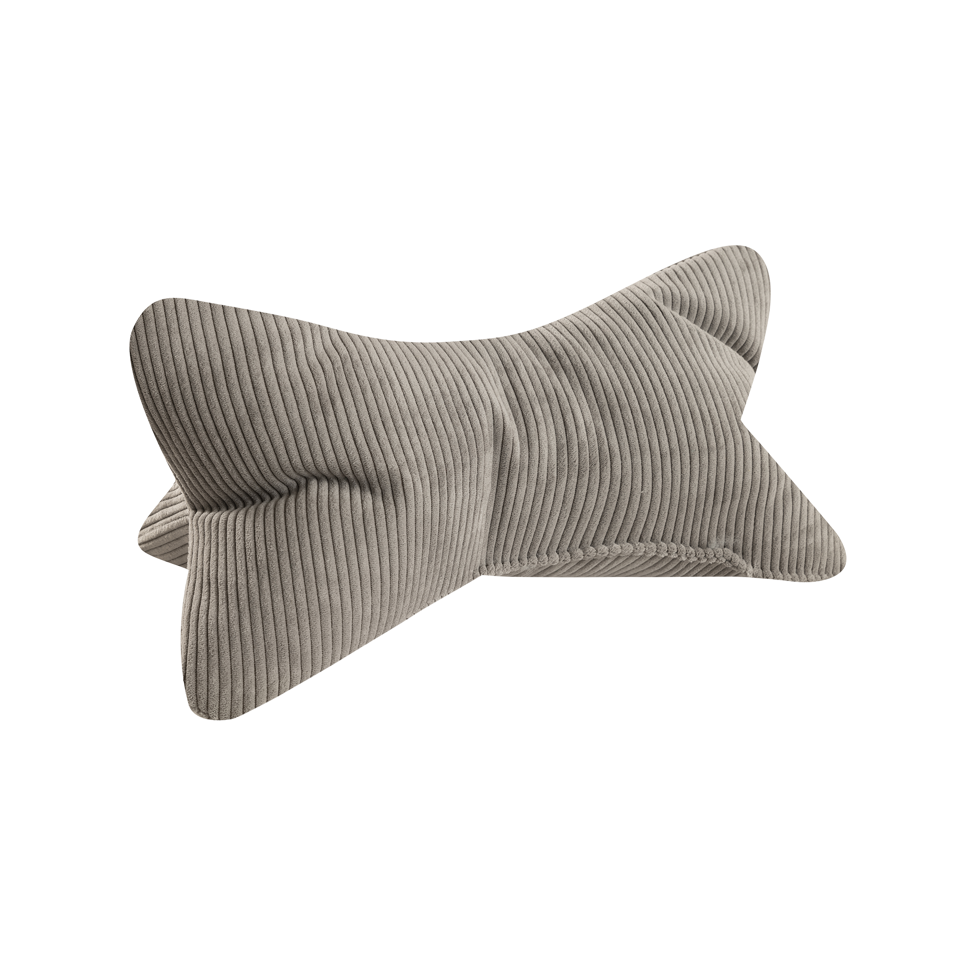 Kissen Leseknochen Inga grau 44x22cm Kissen Leseknochen Inga grau 44x22cm