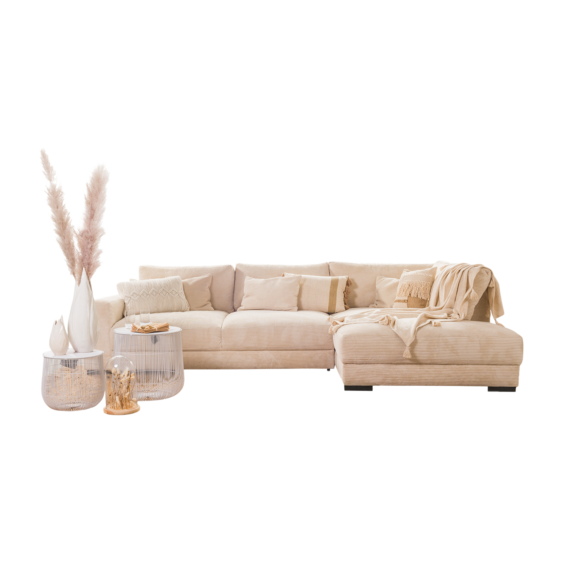 Ecksofa Mirella Beige Ecksofa Mirella Beige