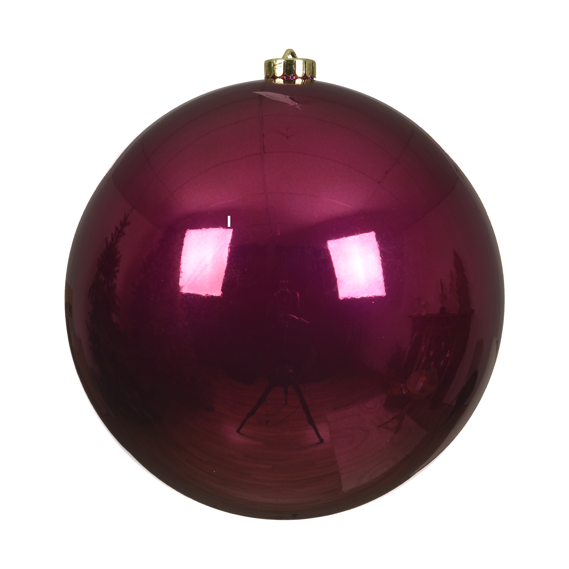 Weihnachtskugeln Berre Glamour ochsenblut