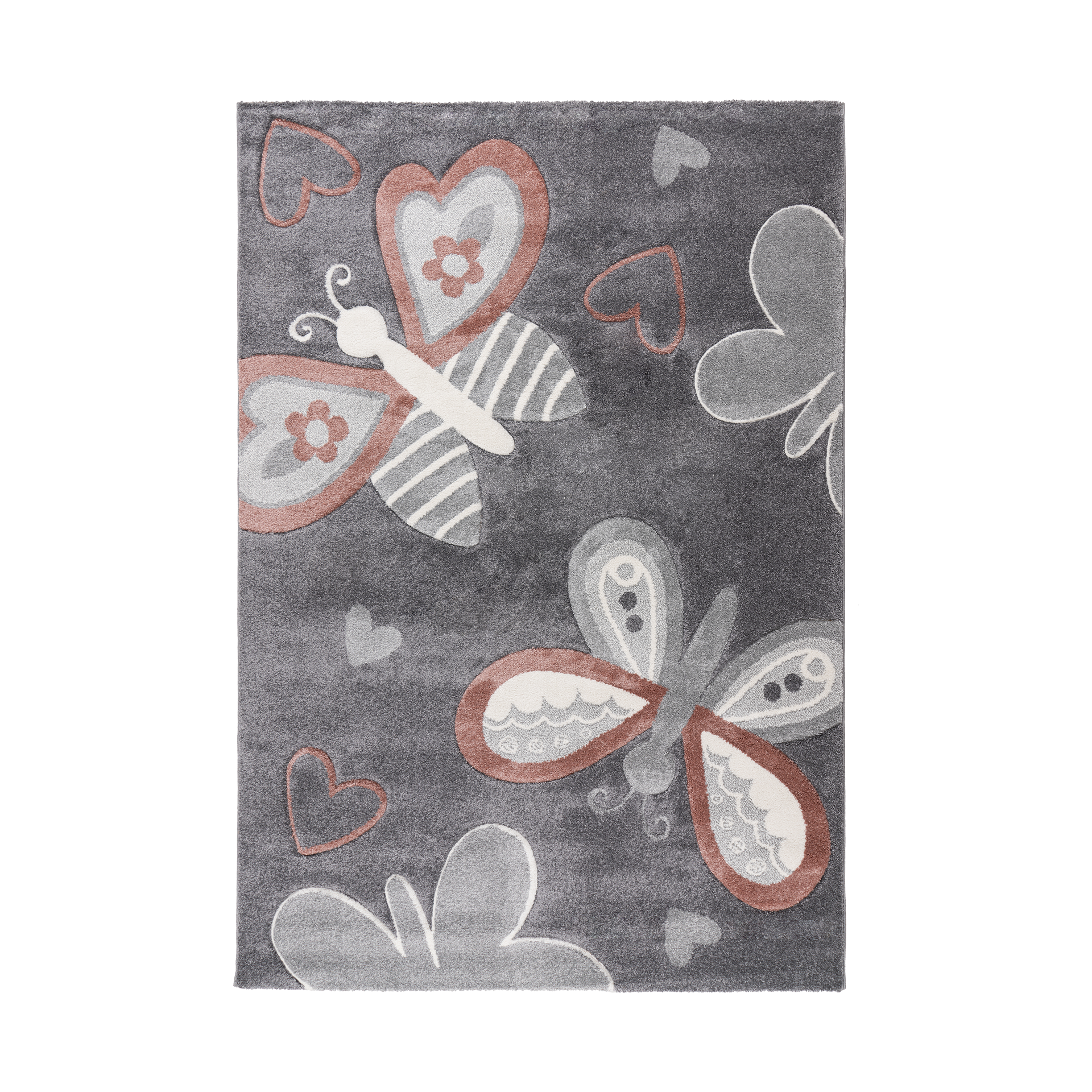 Kinderteppich Happy 120x170 Multi Schmetterling Kinderteppich Happy 120x170 Multi Schmetterling