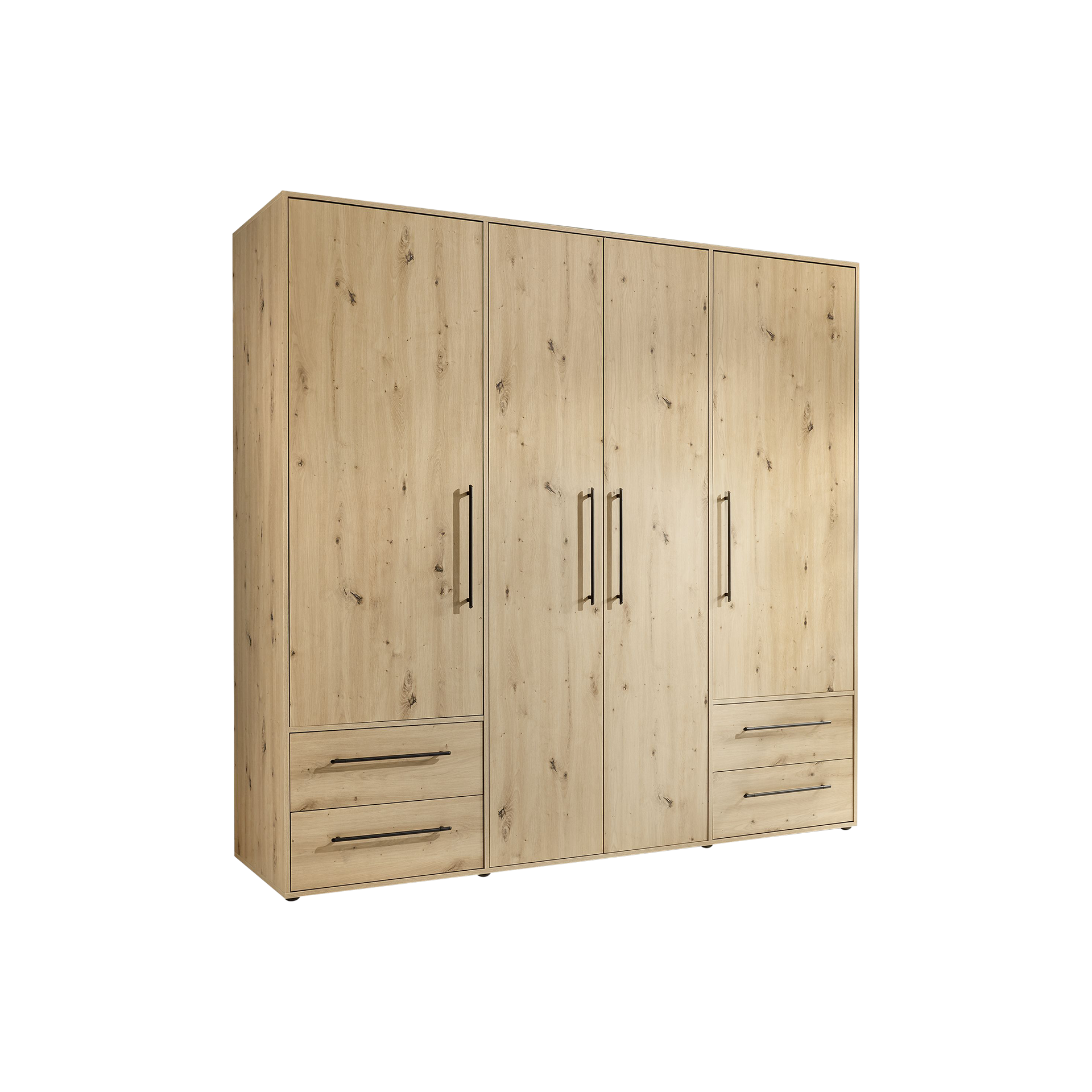 Drehtürenschrank Moldau 4-türig Eichefarben 59*206*200 Drehtürenschrank Moldau 4-türig Eichefarben 59*206*200