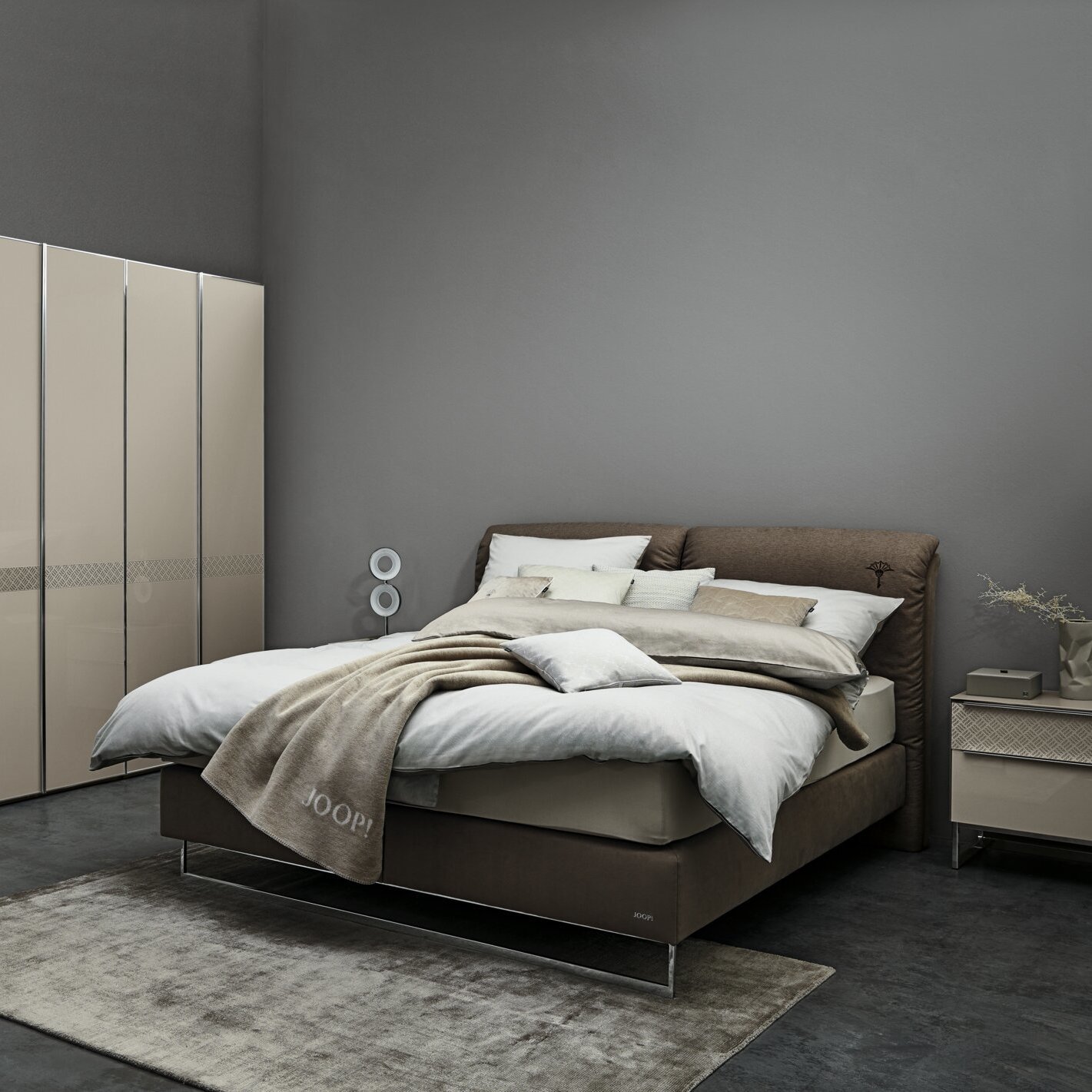 JOOP! Boxspringbett Change Braun 200x200 cm JOOP! Boxspringbett Change Braun 200x200 cm