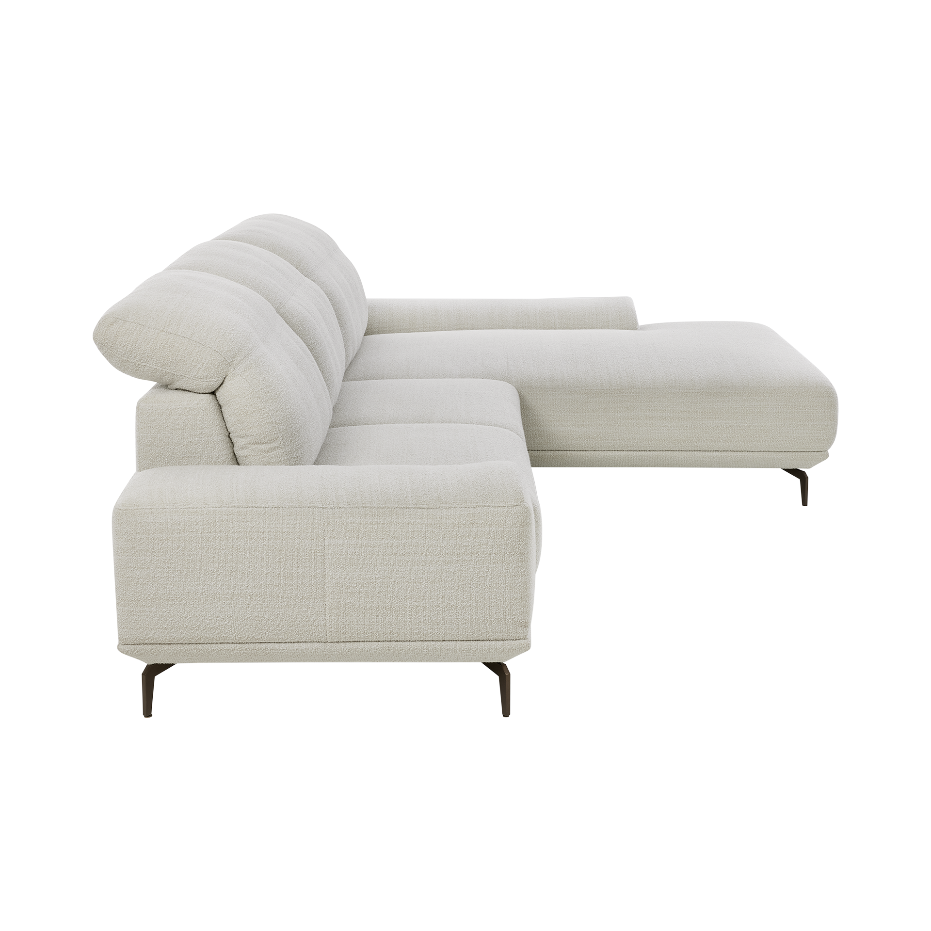 Musterring Ecksofa MR 2490 Weiß Sitztiefe motorisch verstellbar Ottomane rechts Musterring Ecksofa MR 2490 Weiß Sitztiefe motorisch verstellbar Ottomane rechts