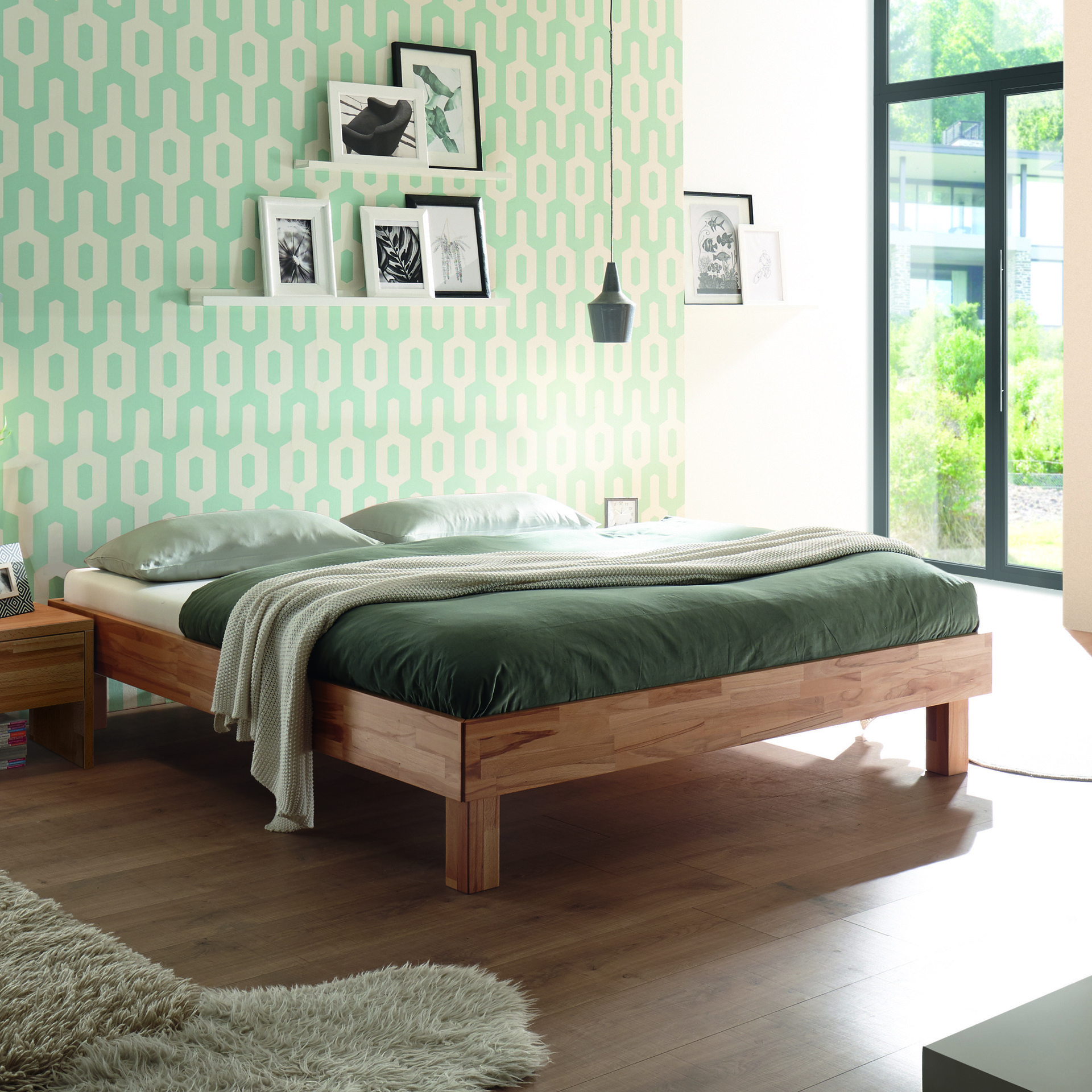 HASENA Bett Trento Gestell Kernbuche natur 90x200 cm HASENA Bett Trento Gestell Kernbuche natur 90x200 cm
