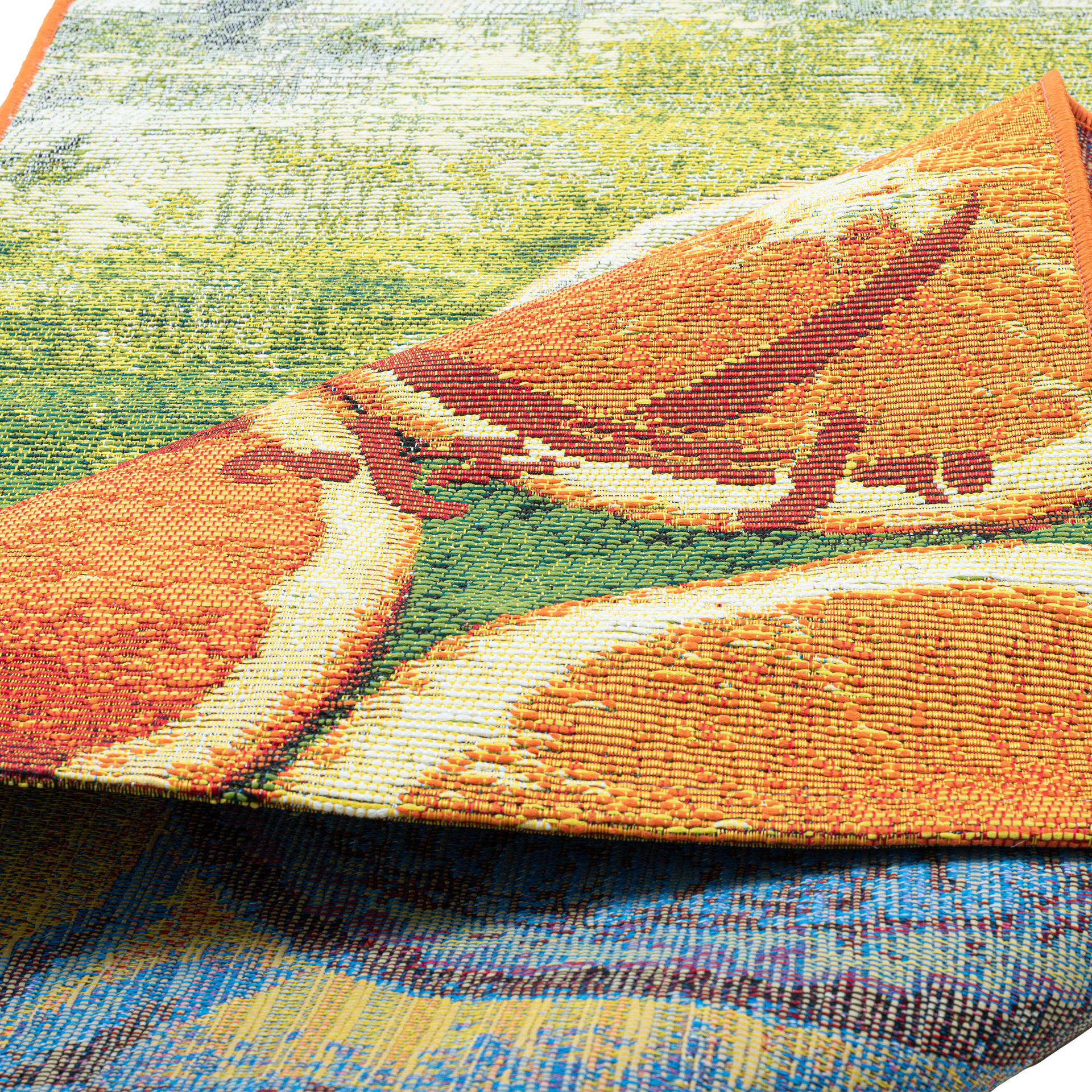 Outdoorteppich Sansibar Rantum Beach 80x165 Orange Multicolor Outdoorteppich Sansibar Rantum Beach 80x165 Orange Multicolor