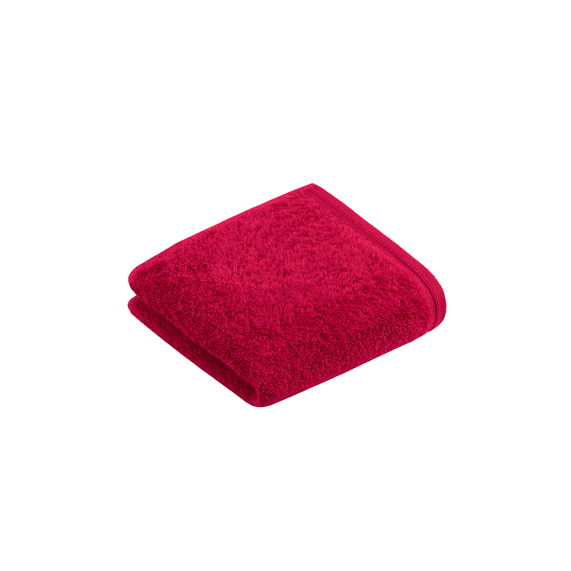 Vossen Gästehandtuch Vegan Life Kirschrot 40x60cm Vossen Gästehandtuch Vegan Life Kirschrot 40x60cm