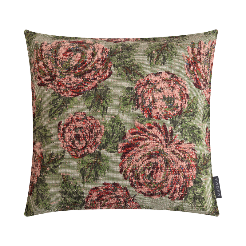 Kissenhülle Rosa Grün 45x45cm Kissenhülle Rosa Grün 45x45cm