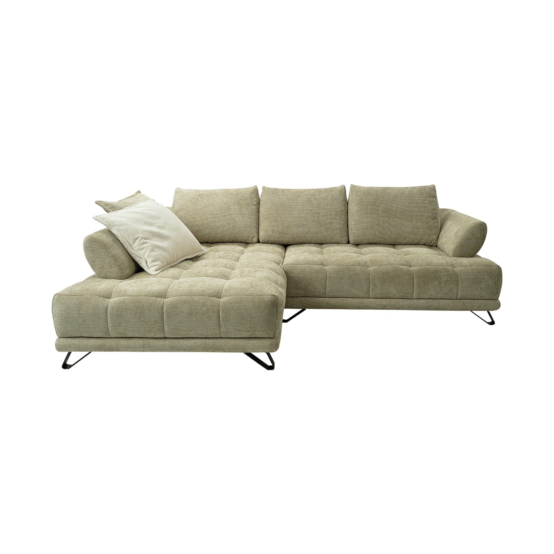 Inovationi Ecksofa Viny Beige Ottomane links Inovationi Ecksofa Viny Beige Ottomane links