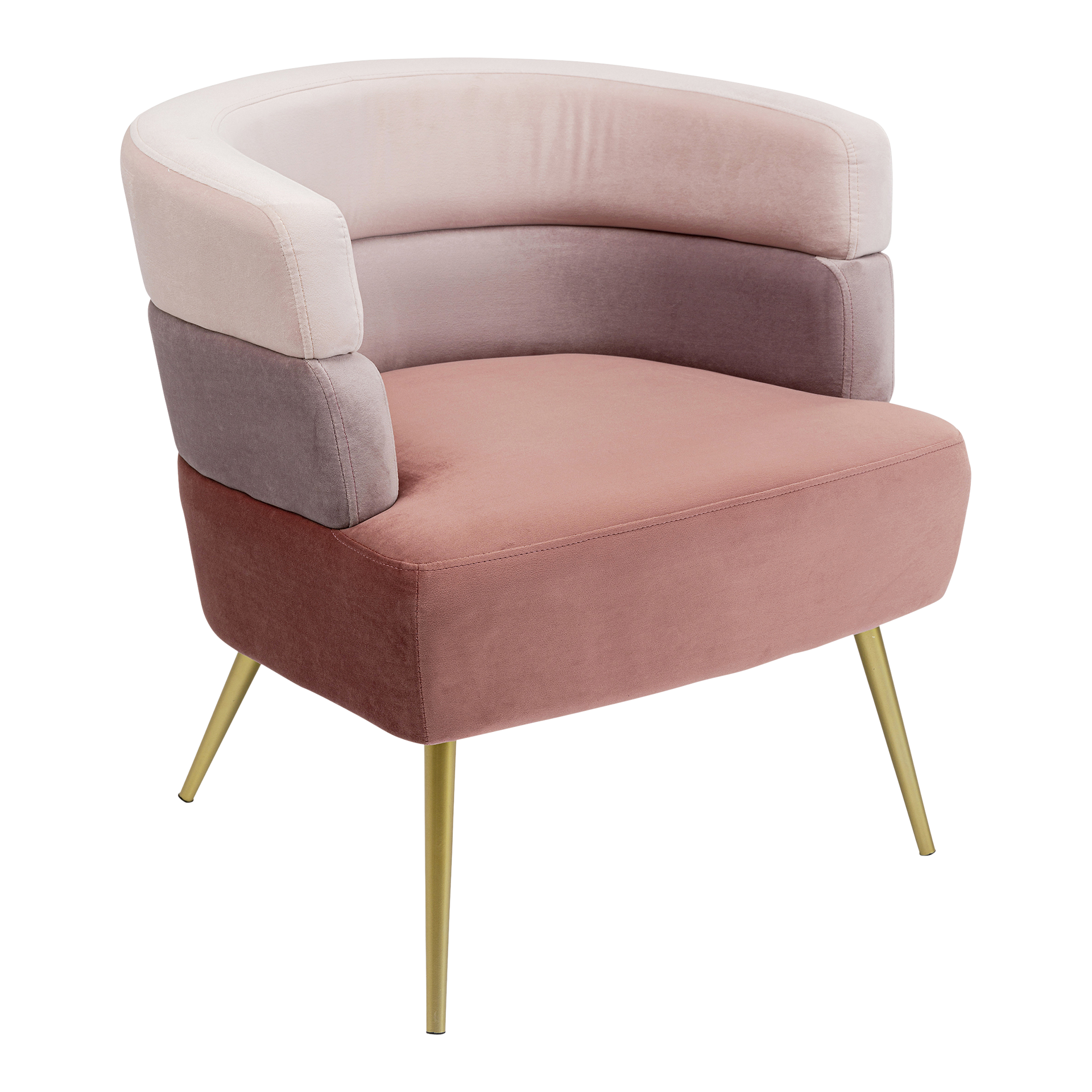 Kare Sessel Sandwich Rosa
