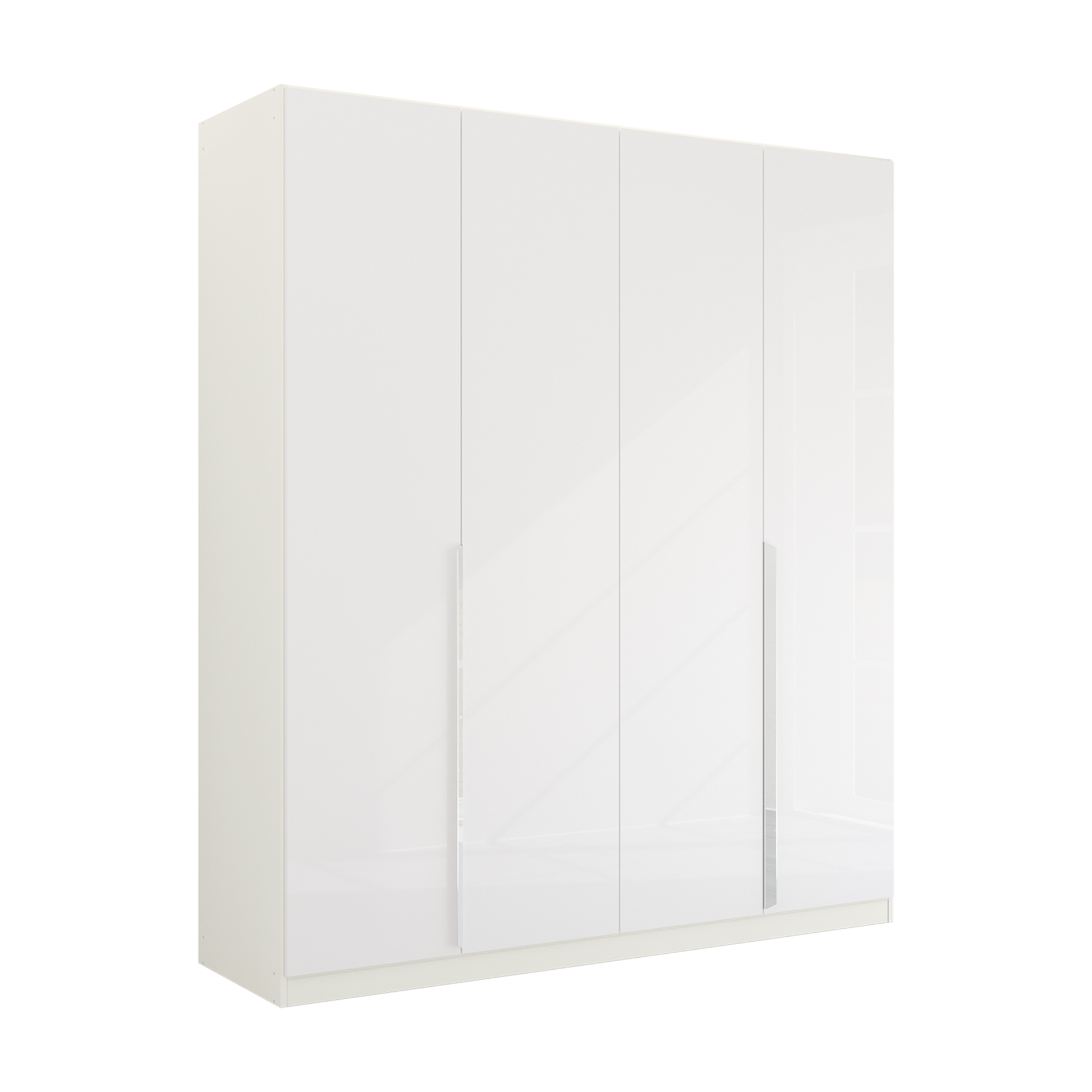 Drehtürenschrank Glam 4-türig Weiß 54*181*210