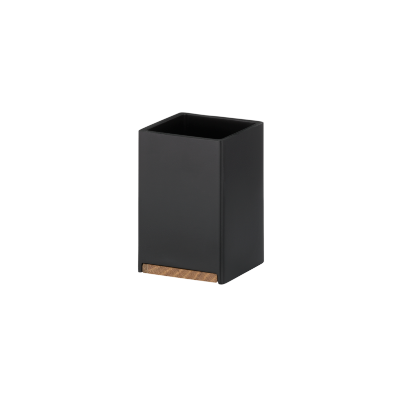 Kela Zahnputzbecher Cube Schwarz Kela Zahnputzbecher Cube Schwarz
