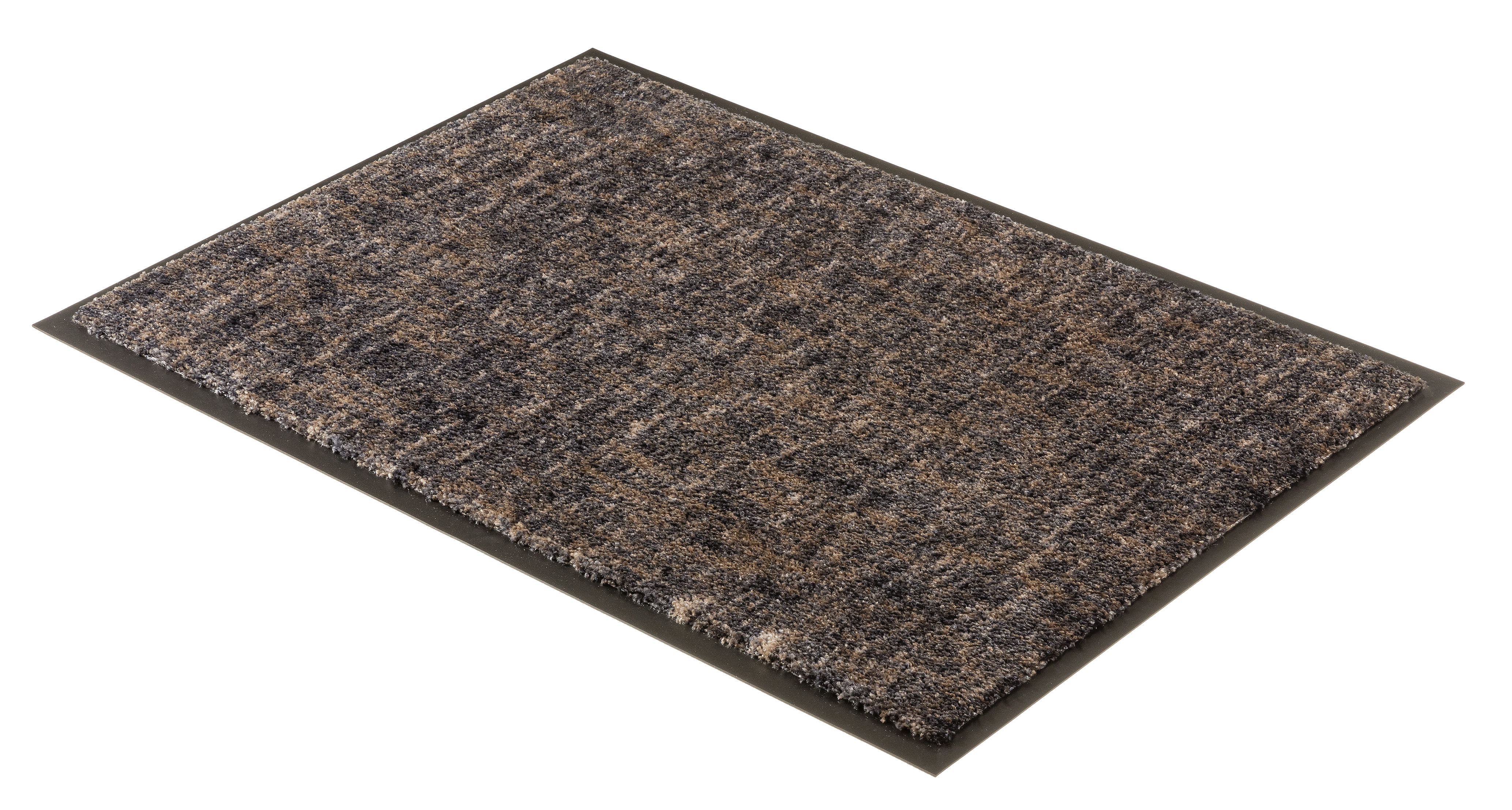 SCHÖNER WOHNEN-Kollektion Fußmatte Miami 50x70 Gitter Anthrazit-Taupe SCHÖNER WOHNEN-Kollektion Fußmatte Miami 50x70 Gitter Anthrazit-Taupe