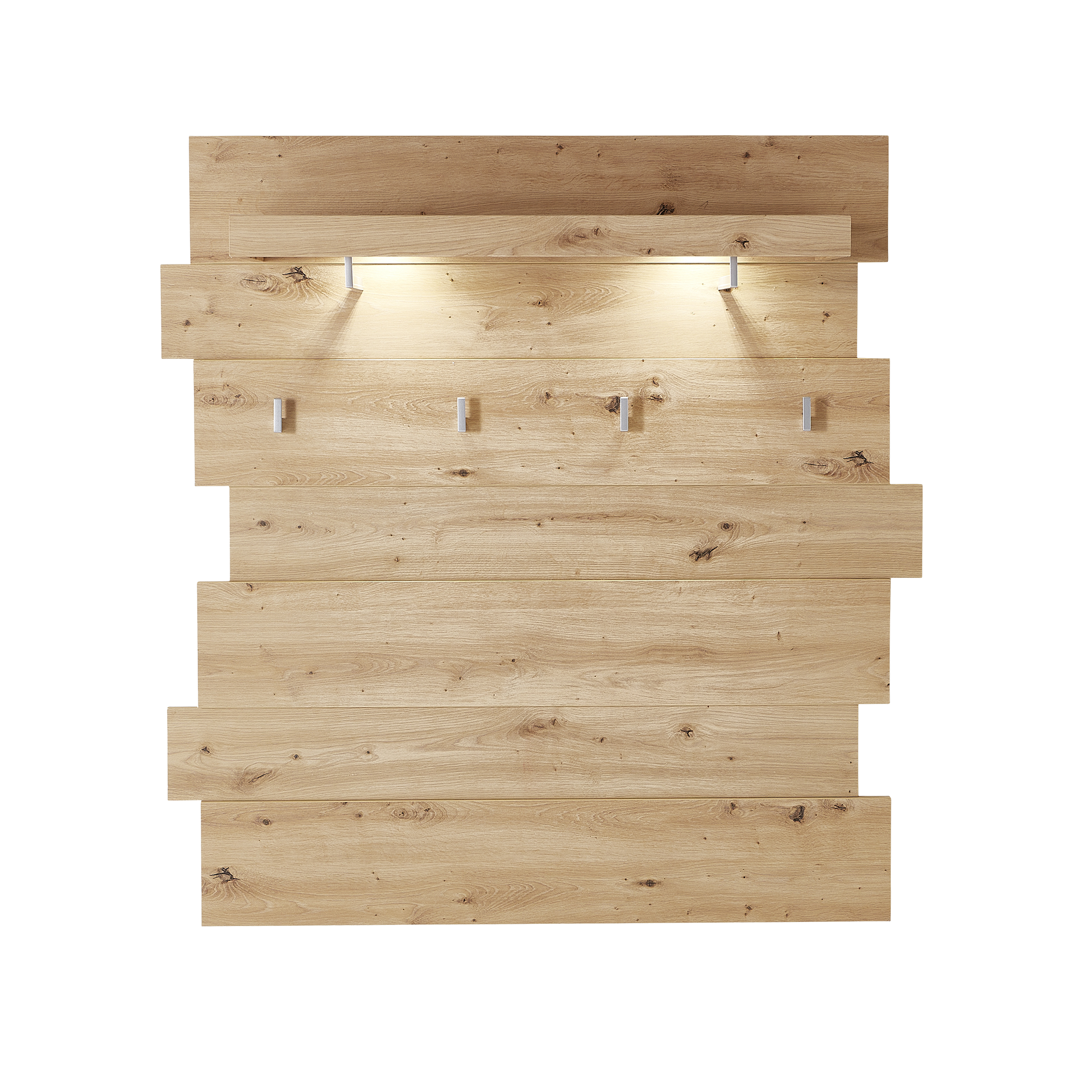 Novofurn Garderobenpaneel Sierra Eichefarben Novofurn Garderobenpaneel Sierra Eichefarben