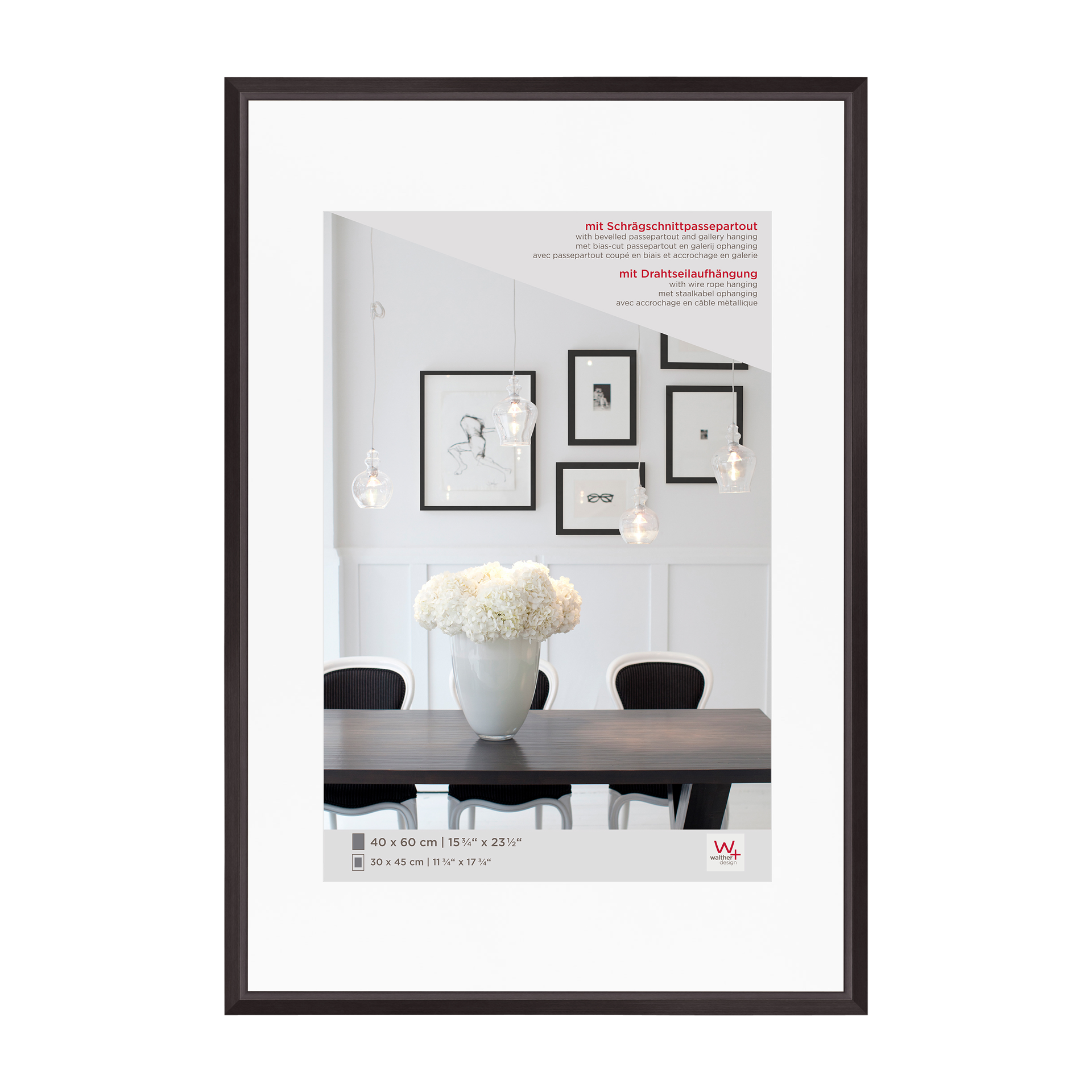 Bilderrahmen Steel Style schwarz Bilderrahmen Steel Style schwarz