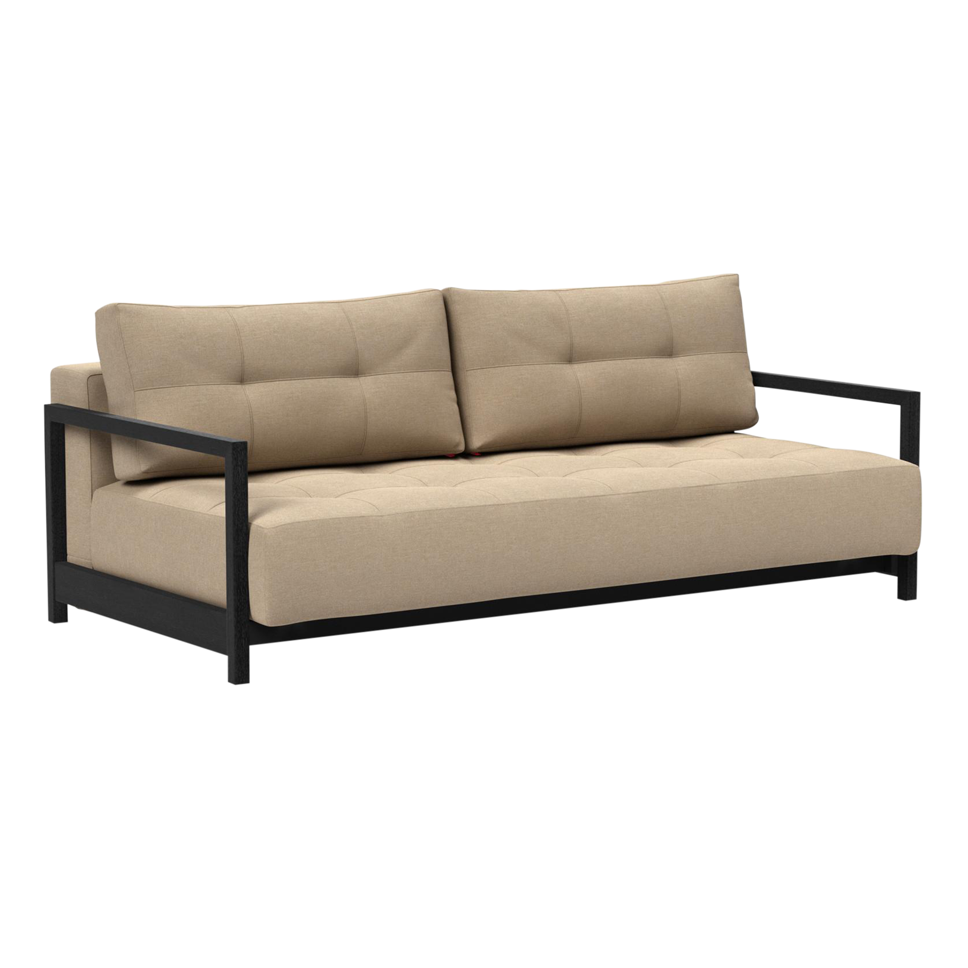 INNOVATION LIVING Schlafsofa Bifrost Bezug Mocha Gestell Schwarz INNOVATION LIVING Schlafsofa Bifrost Bezug Mocha Gestell Schwarz