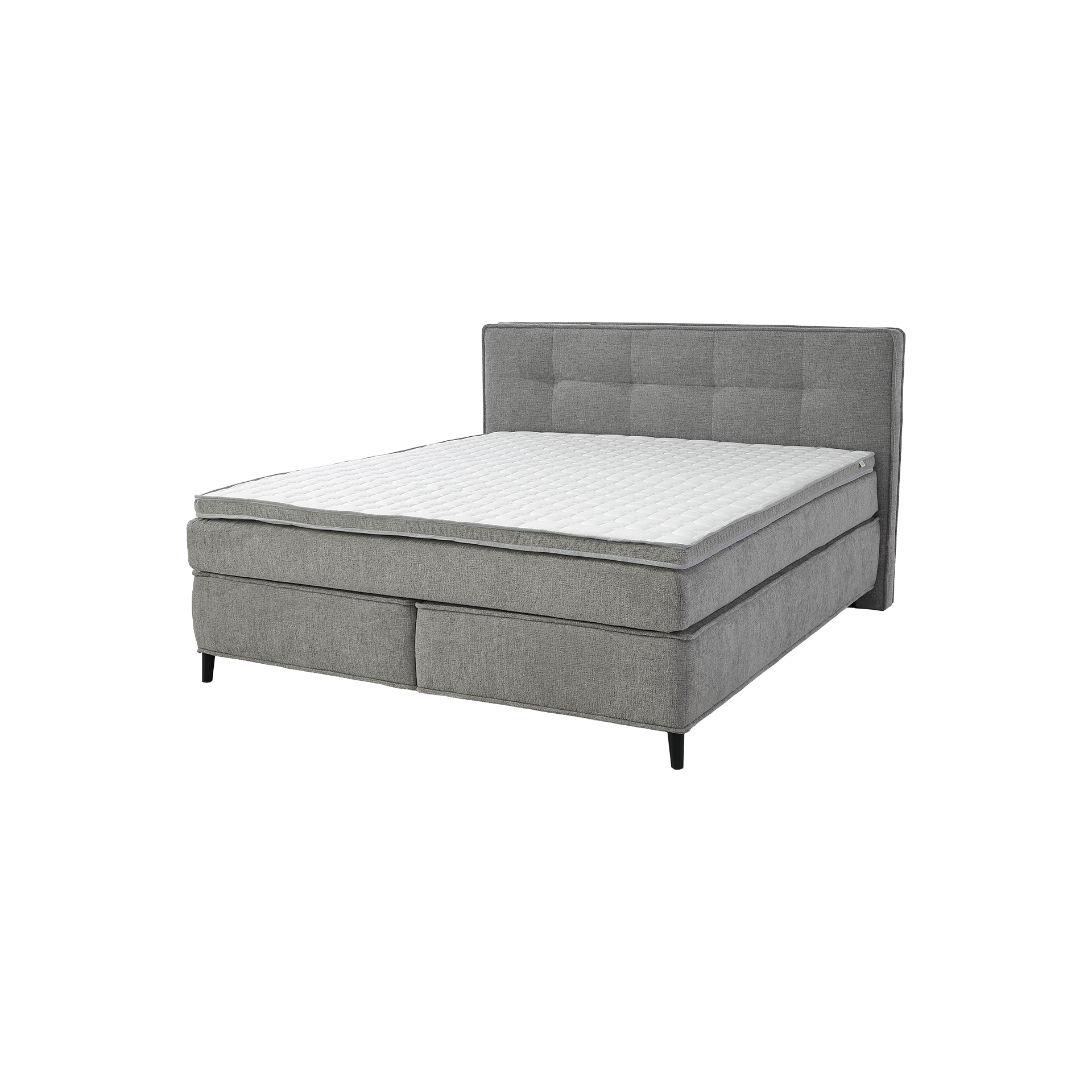 Paul Phillip Boxspringbett Carol Grau 180x200 cm Matratze 2 H4 - extra fest, ab ca. 110 kg Matratze 1 H3 - fest, ab ca. 80 kg Paul Phillip Boxspringbett Carol Grau 180x200 cm Matratze 2 H4 - extra fest, ab ca. 110 kg Matratze 1 H3 - fest, ab ca. 80 kg