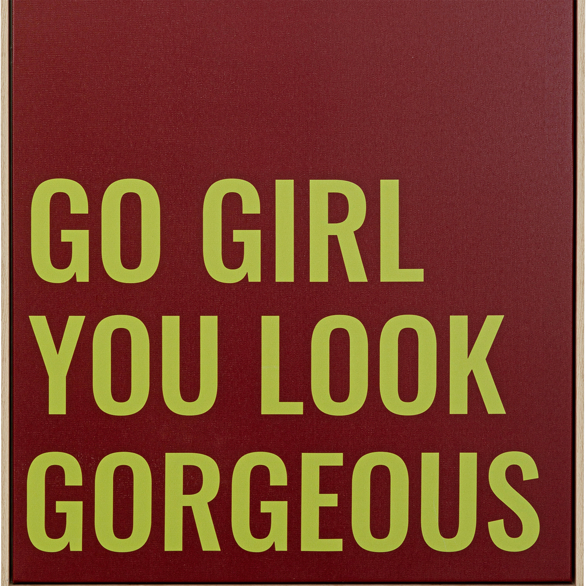 Kare Bild Go Girl Braun