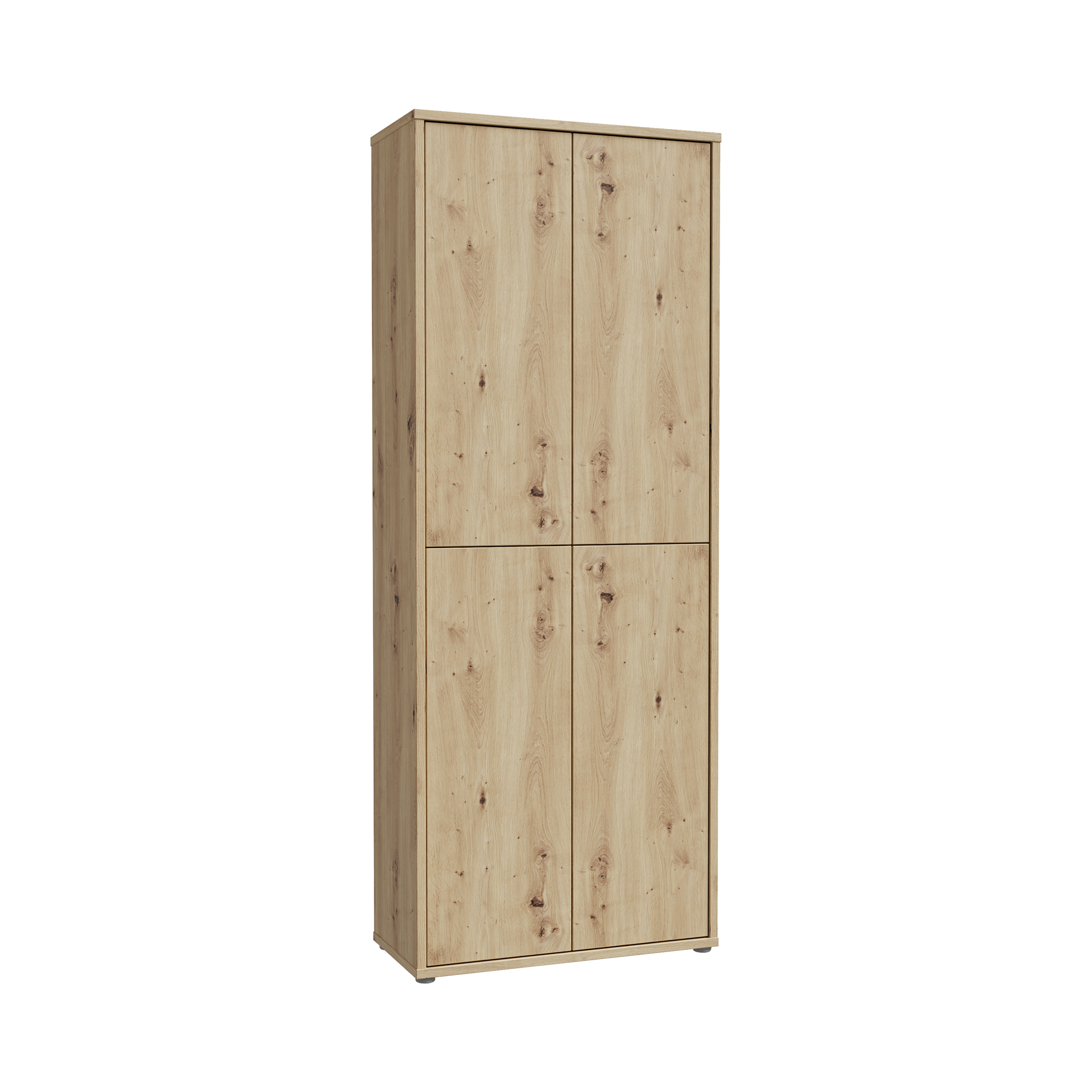 Schuhschrank Alisa 4-türig Eichefarben