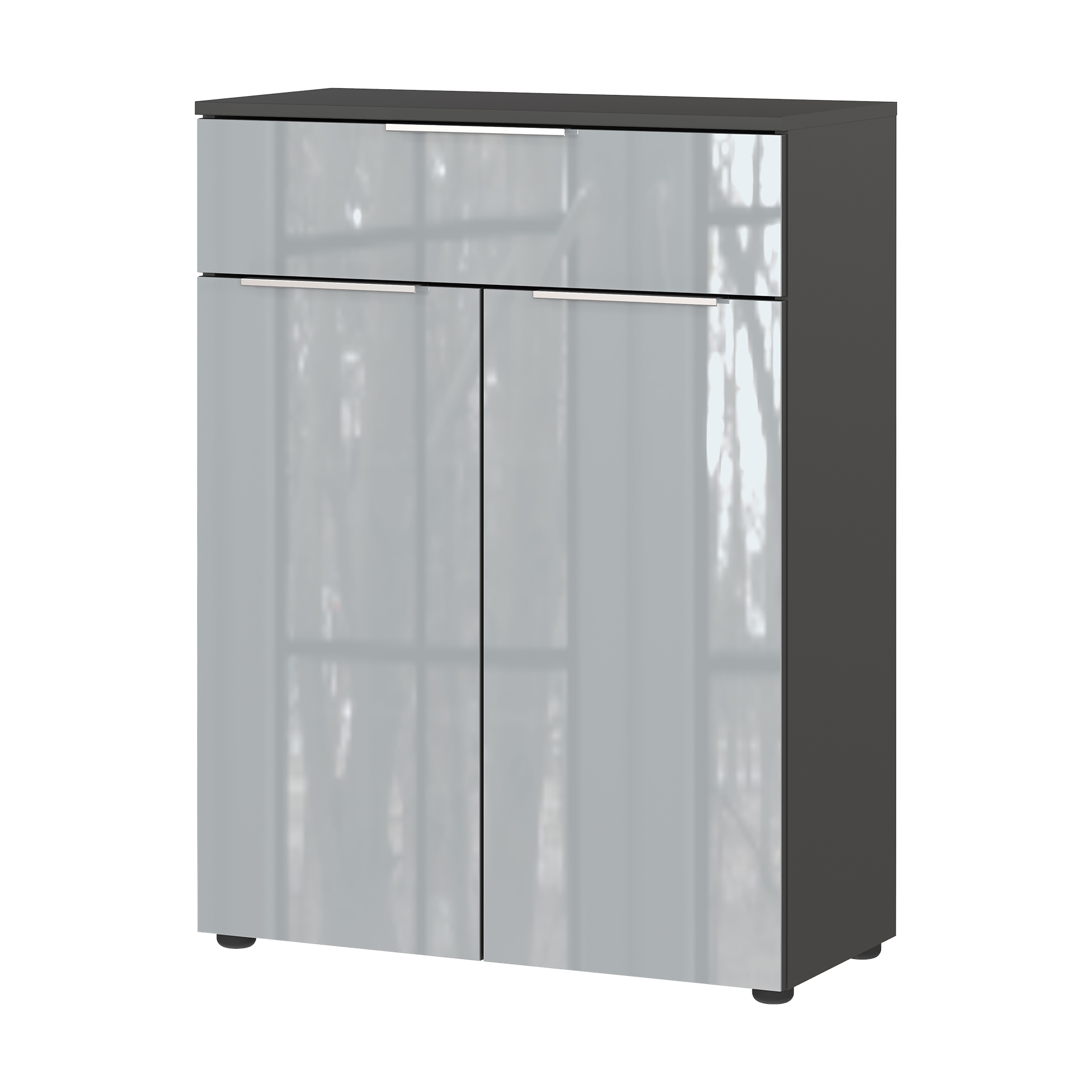 Badschrank Vanessa Anthrazit 34*71*95 Badschrank Vanessa Anthrazit 34*71*95