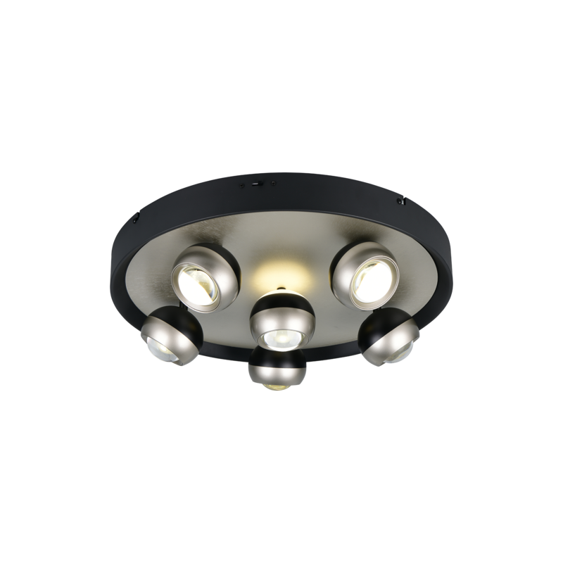 Deckenleuchte ORBIT Nickel Matt