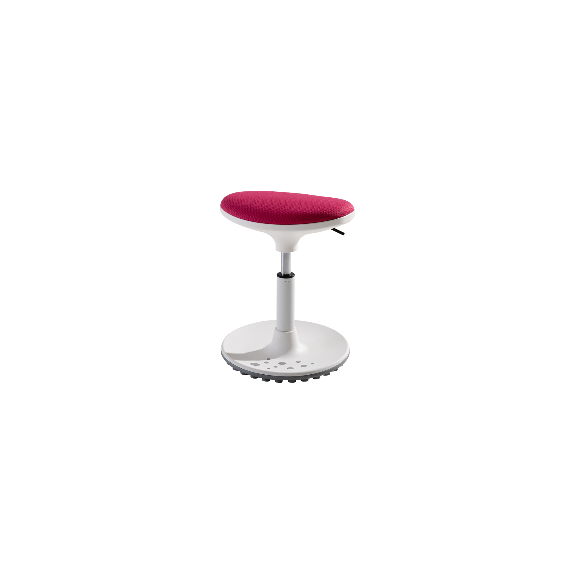 Paidi Kinderhocker Speedy Bezug Brombeere, Gestell Kreideweiß