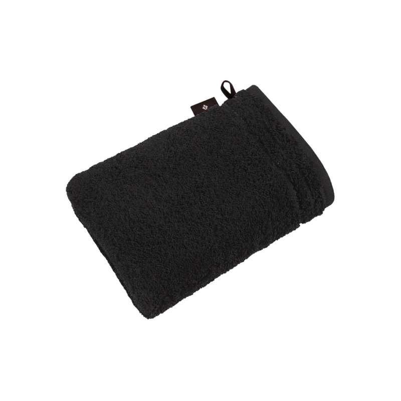 Vossen Waschhandschuh Calypso Feeling Schwarz 16x22cm