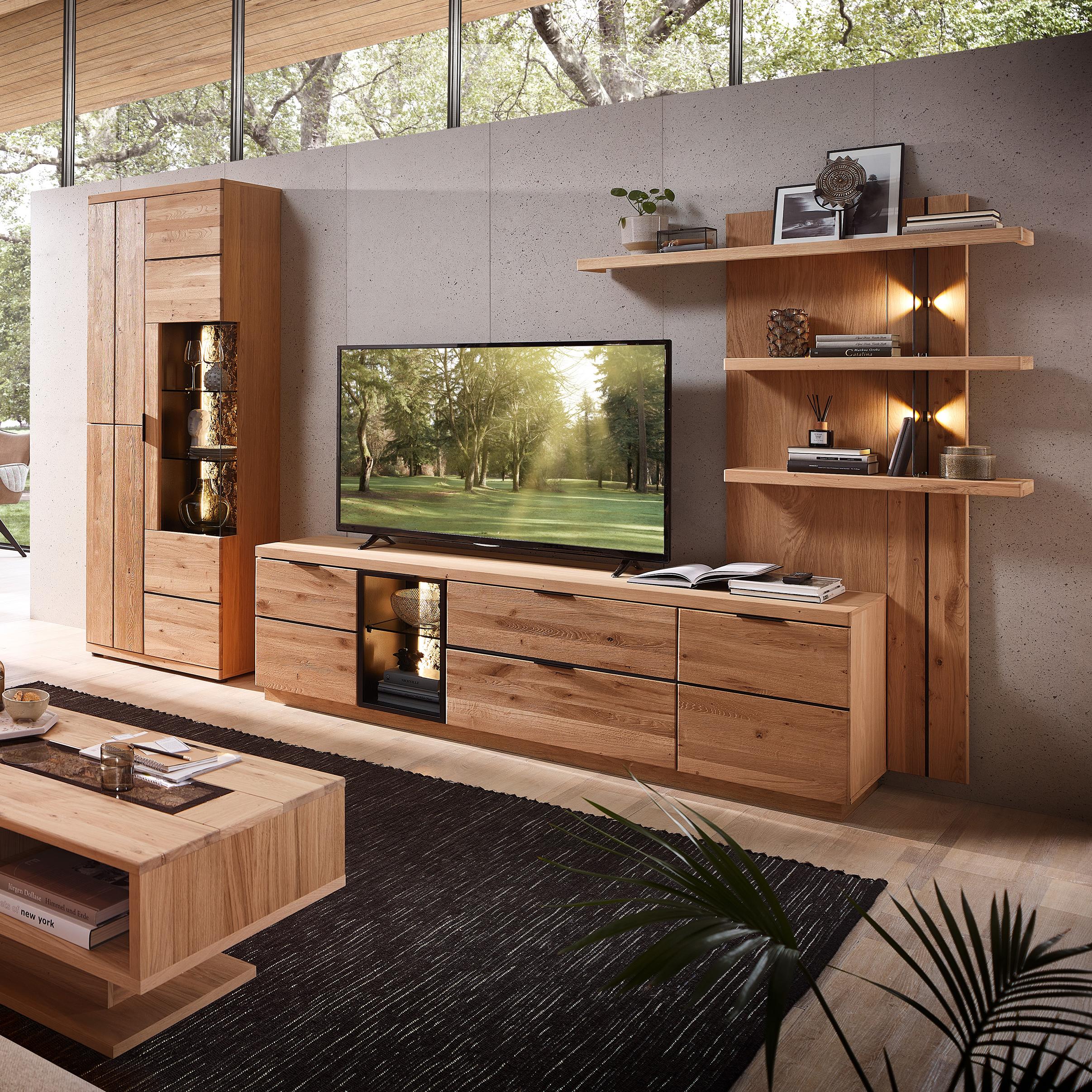 Collection H Wohnwand Dorian Eichefarben Collection H Wohnwand Dorian Eichefarben
