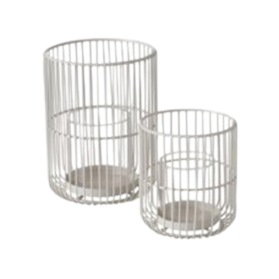 Windlicht Cindy Beige