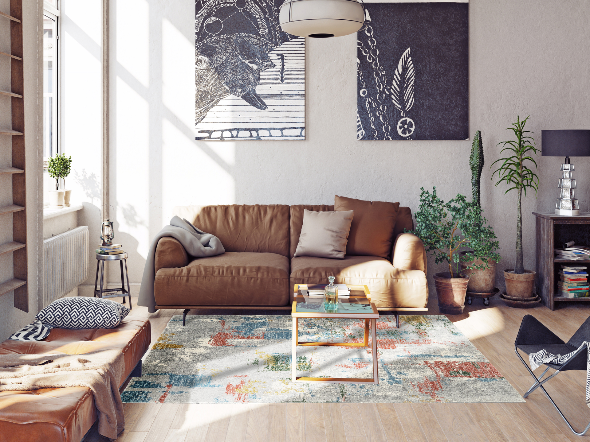 Teppich New Villa City 160x230cm Multicolor Teppich New Villa City 160x230cm Multicolor