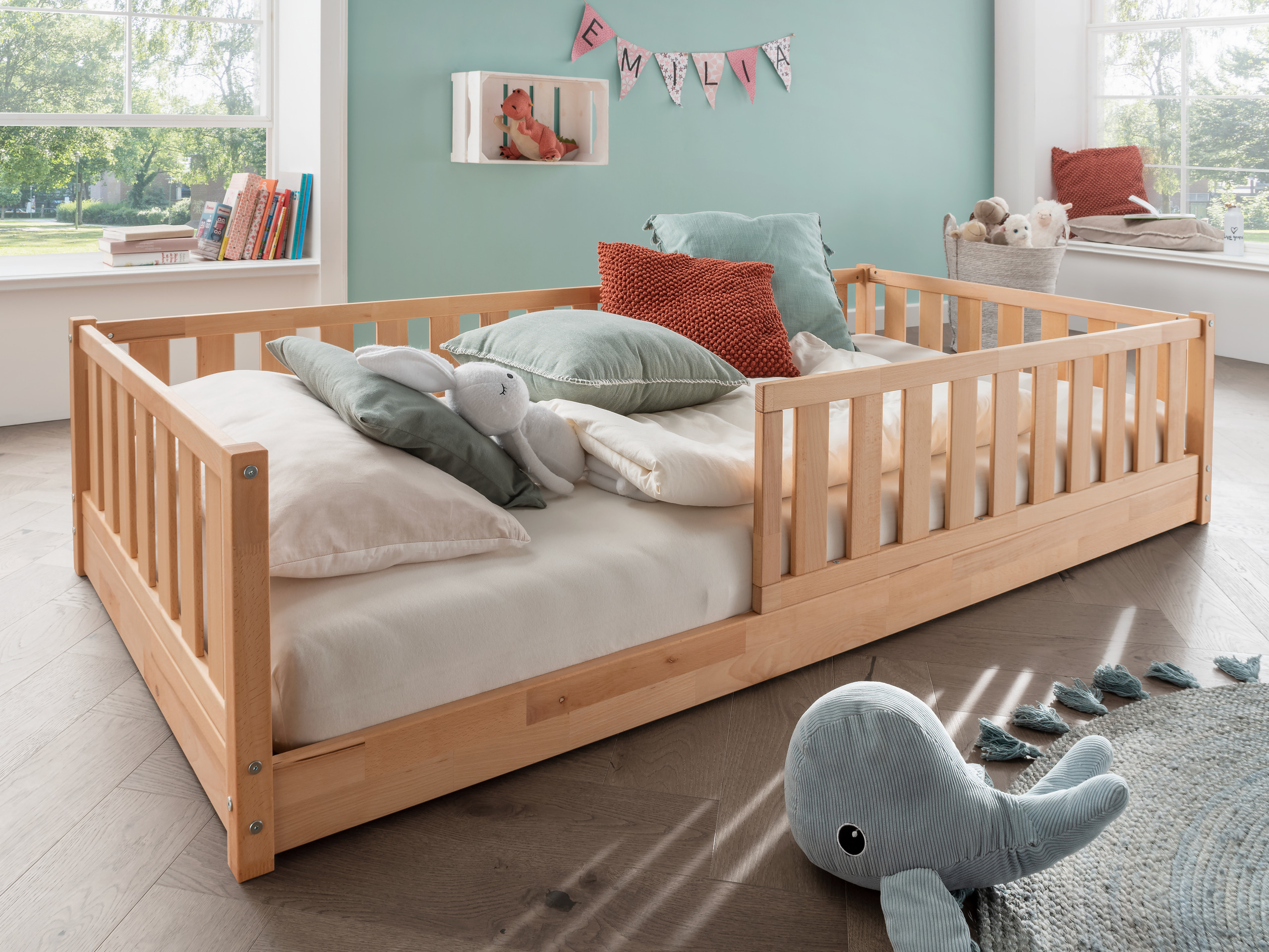 Bett Loco Gestell Buche massiv 120x200 cm Bett Loco Gestell Buche massiv 120x200 cm