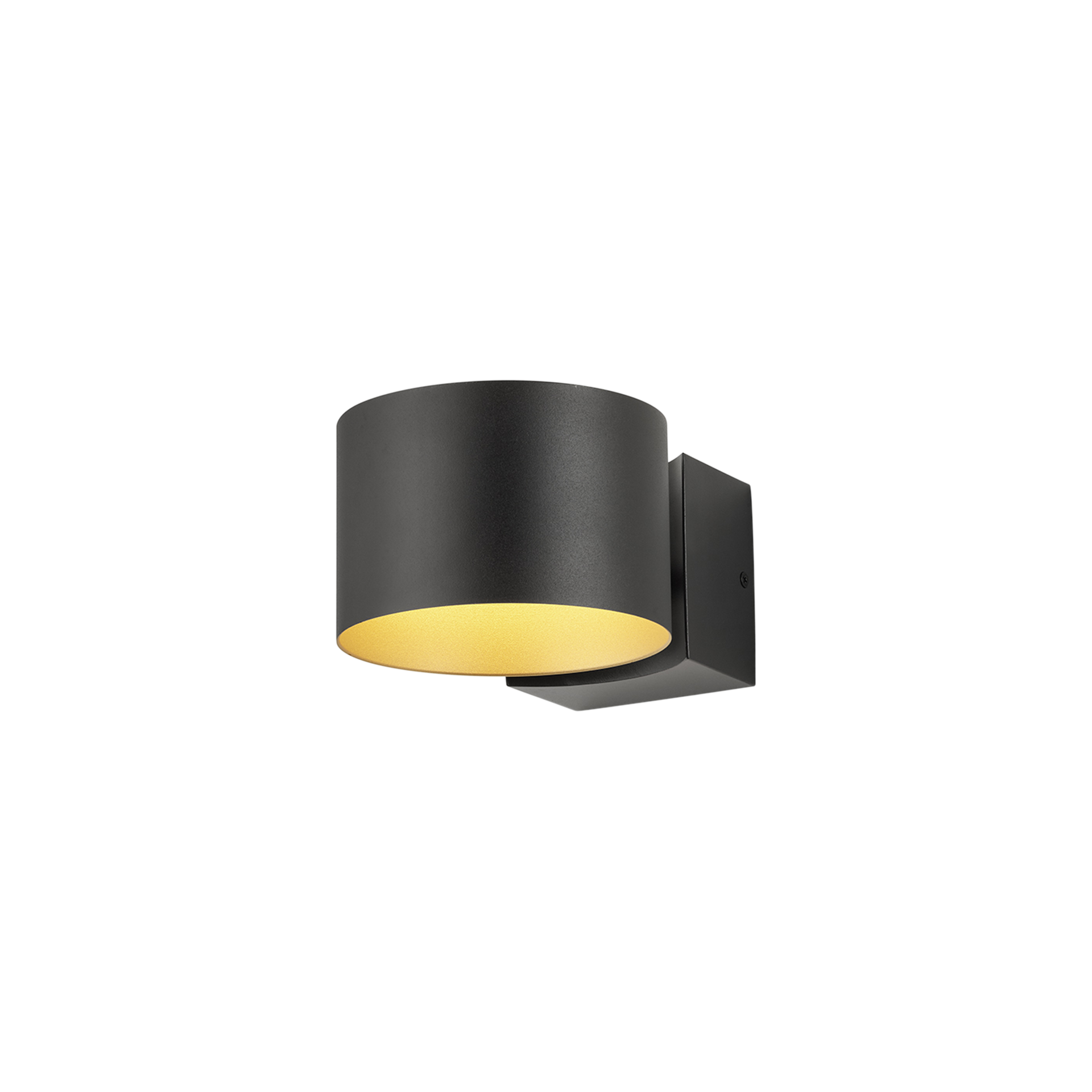 Wandleuchte LOOP Gold Schwarz Wandleuchte LOOP Gold Schwarz