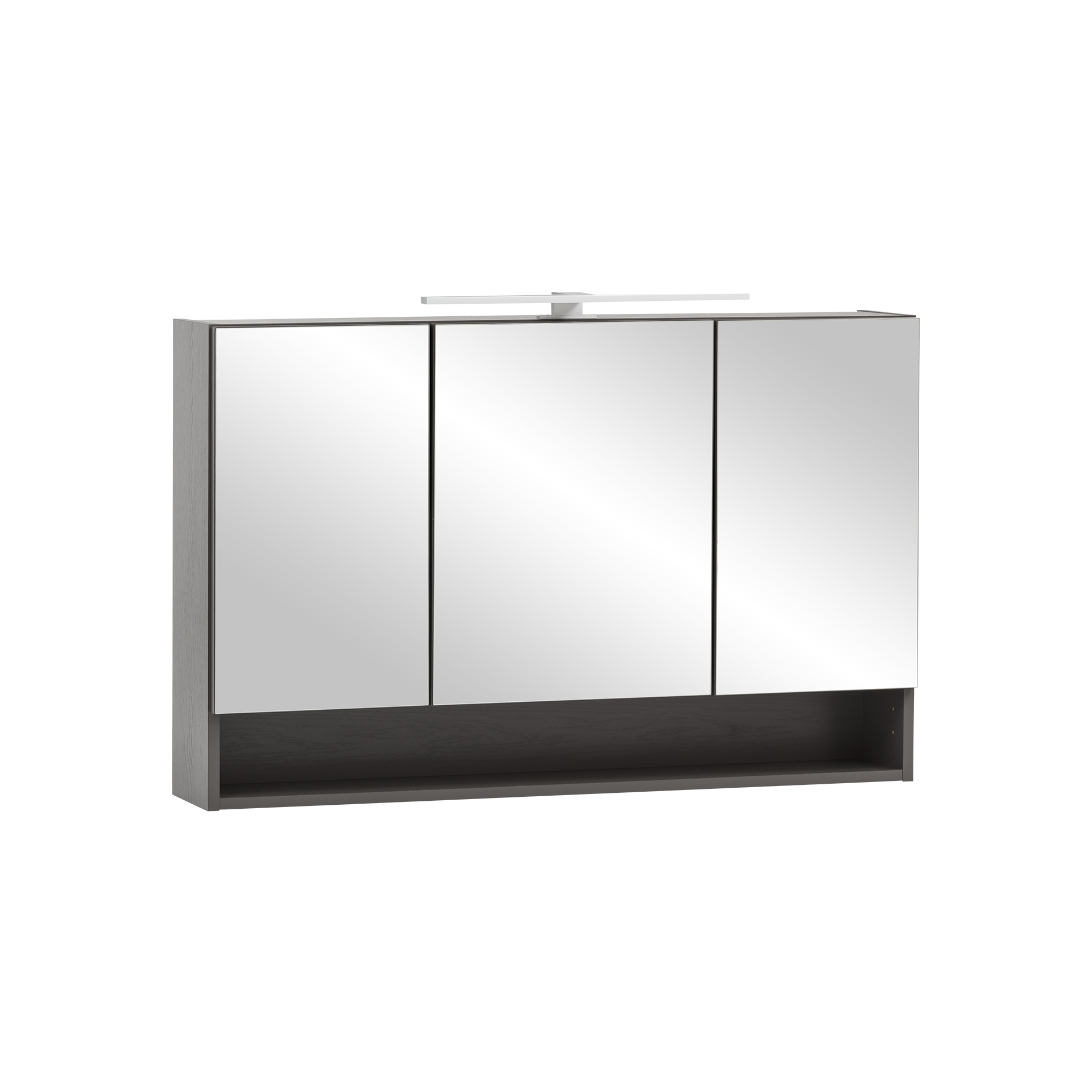 Novofurn Spiegelschrank Kapell Anthrazit 20*100*64 Novofurn Spiegelschrank Kapell Anthrazit 20*100*64