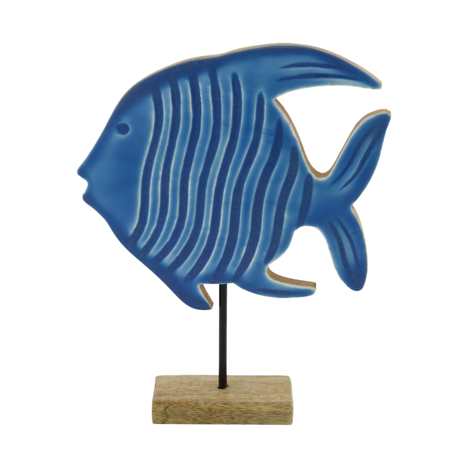 Dekoaufsteller Fisch Blau Dekoaufsteller Fisch Blau