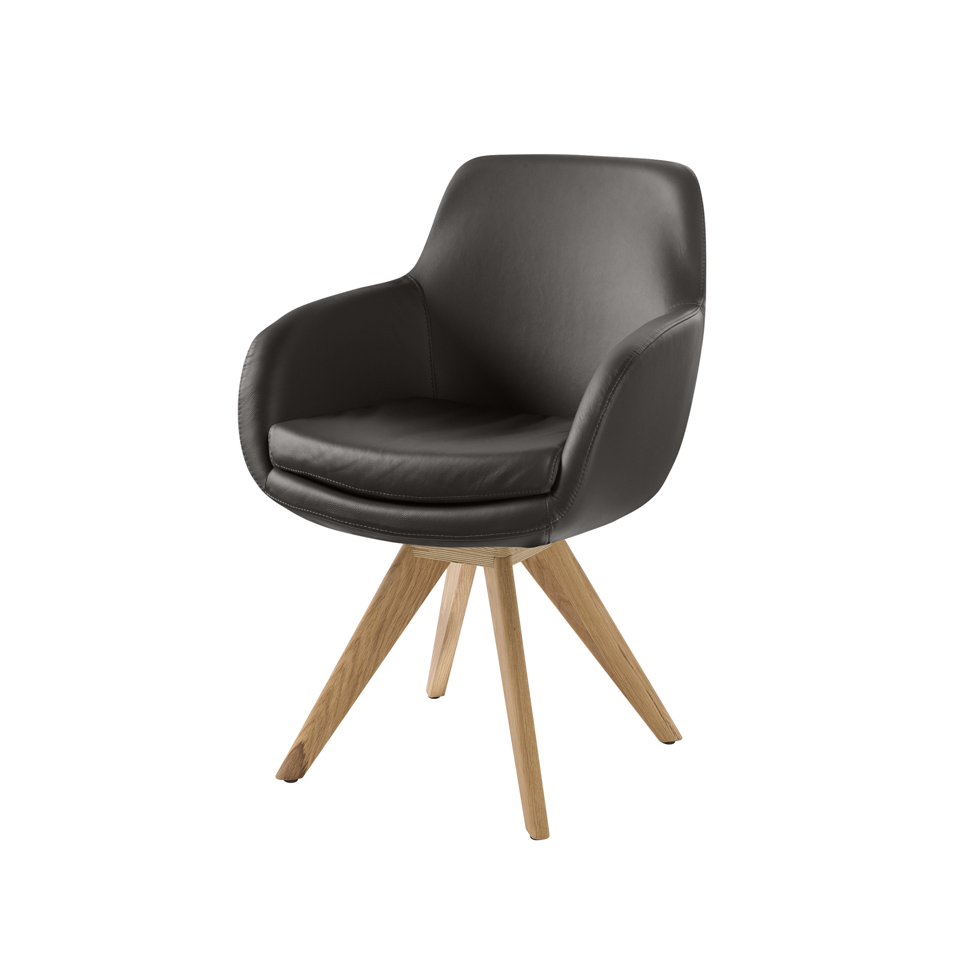 Musterring Armlehnstuhl Tavia Bezug Florenz dunkelbraun Gestell Eichefarben Musterring Armlehnstuhl Tavia Bezug Florenz dunkelbraun Gestell Eichefarben