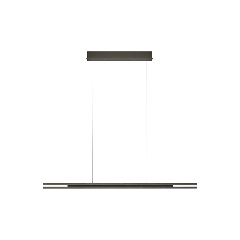 Pendelleuchte BEN Braun Bronze Silber Grau