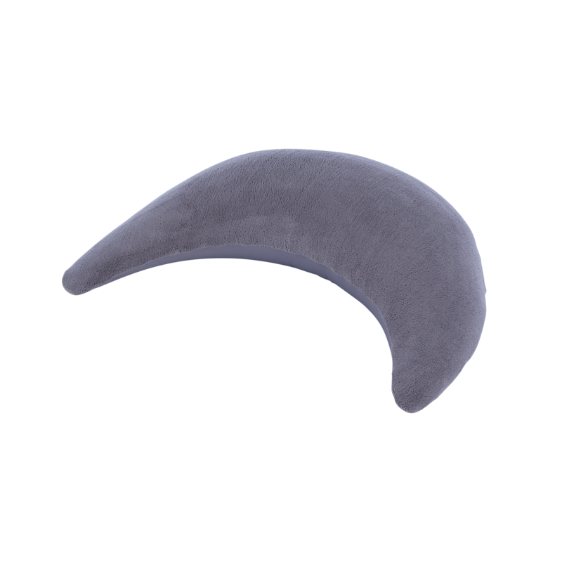 Stillkissen Theraline Plüschmond Steingrau Stillkissen Theraline Plüschmond Steingrau