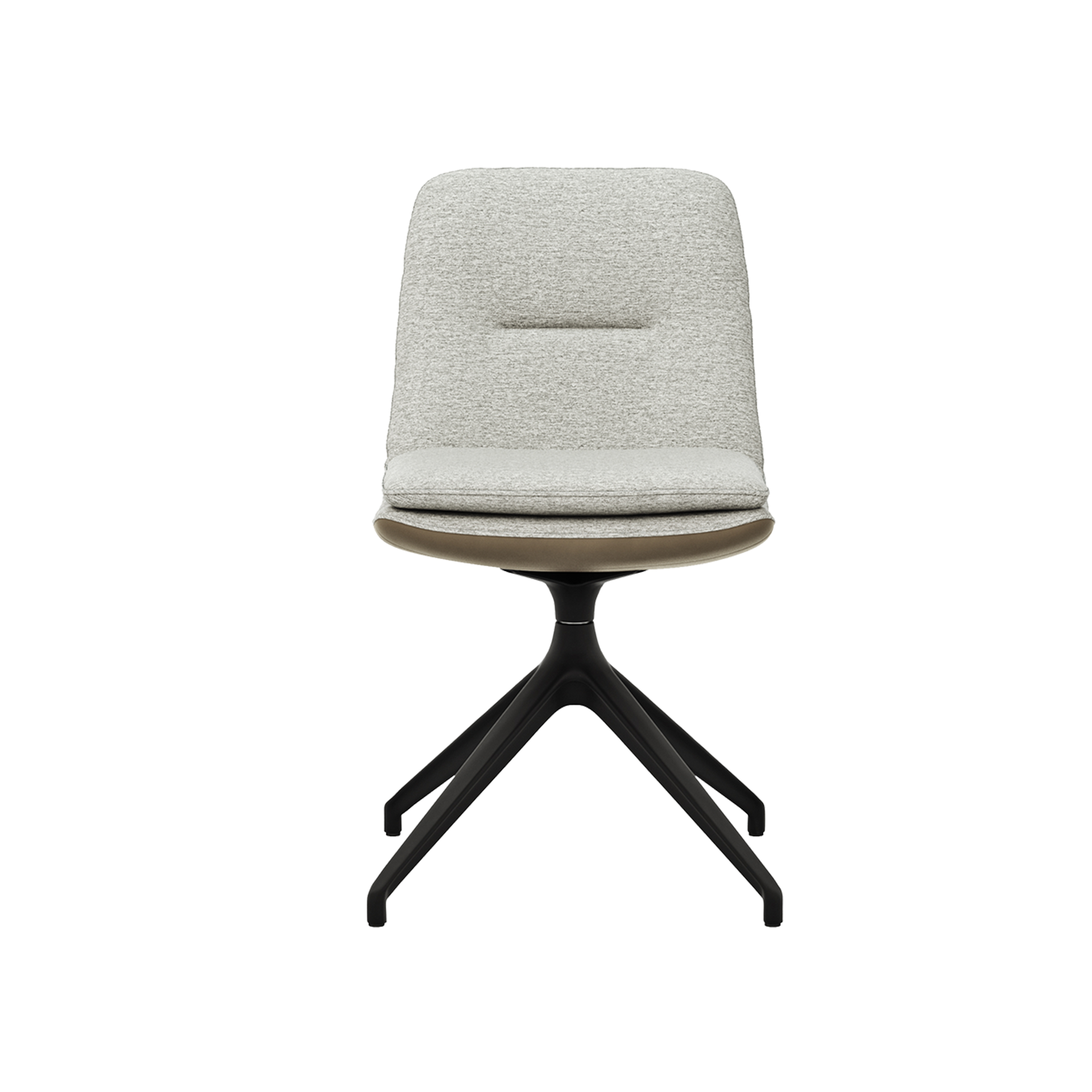 Global wohnen Stuhl Macano Gestell Anthrazit Rückseite Leder Rio Stone Innenseite Stoff Tarim grau Global wohnen Stuhl Macano Gestell Anthrazit Rückseite Leder Rio Stone Innenseite Stoff Tarim grau