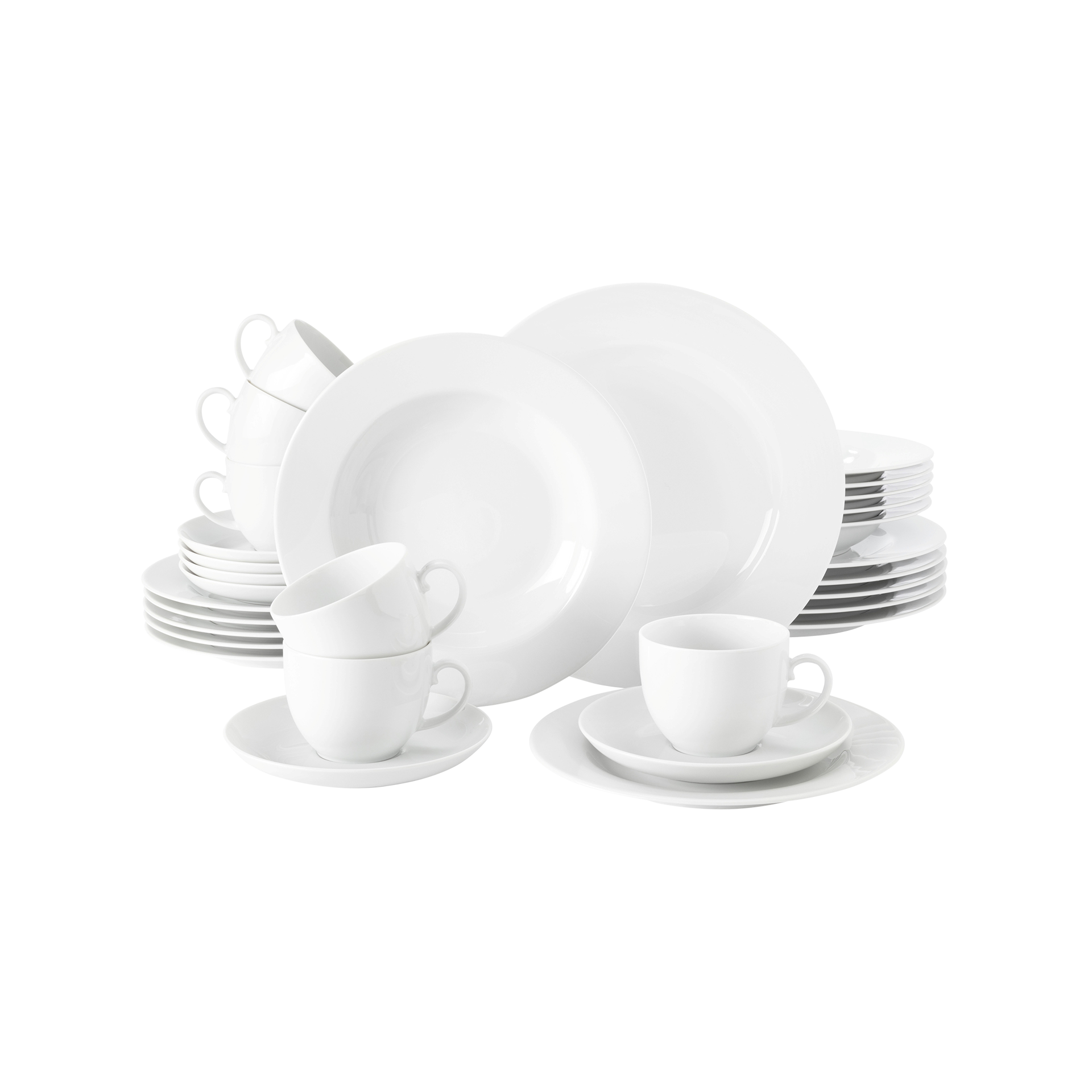 Kombiservice Rondo 30-teilig Weiß Kombiservice Rondo 30-teilig Weiß