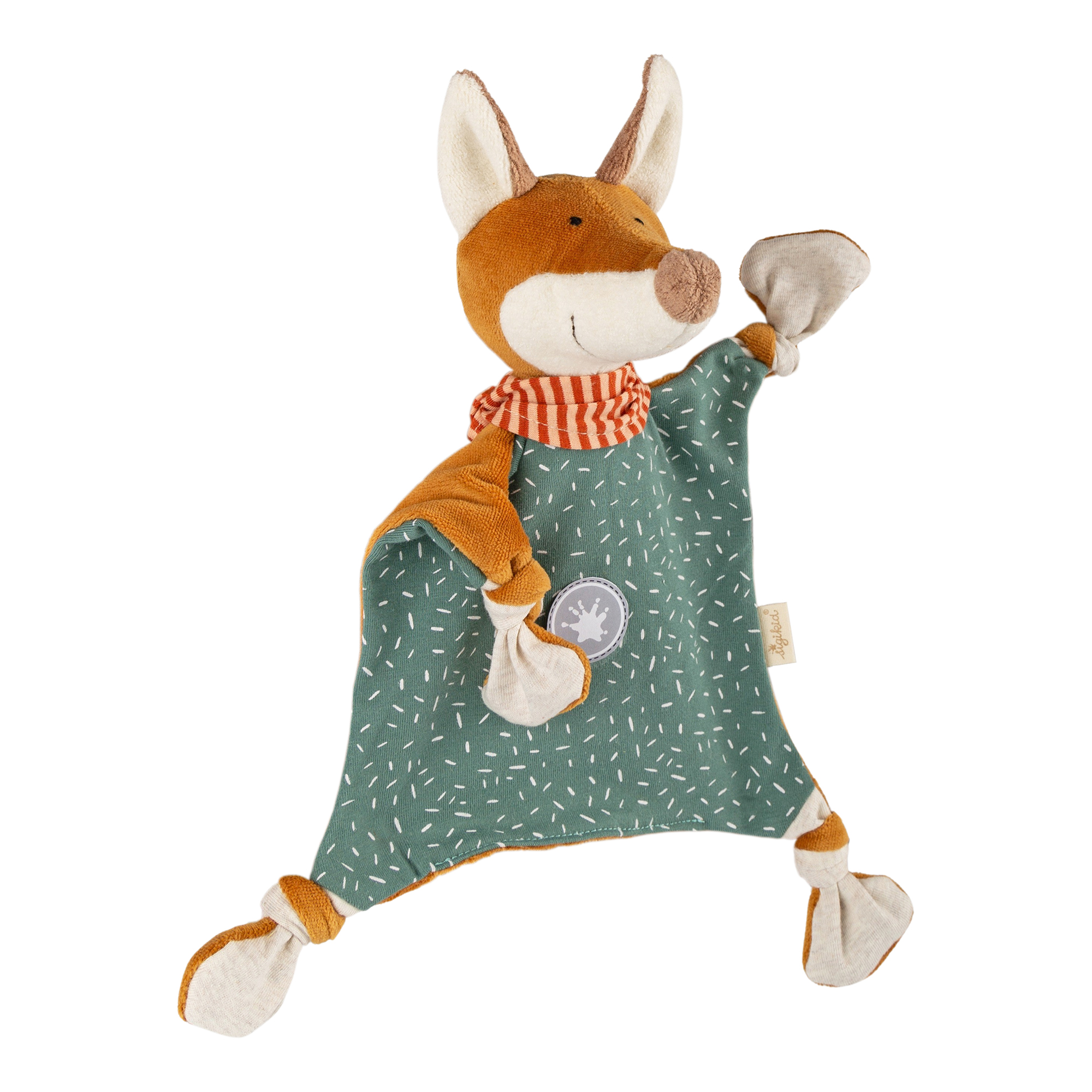 Schmusetuch-/Schnuffeltuch Fuchs Tiny Tissues türkis
