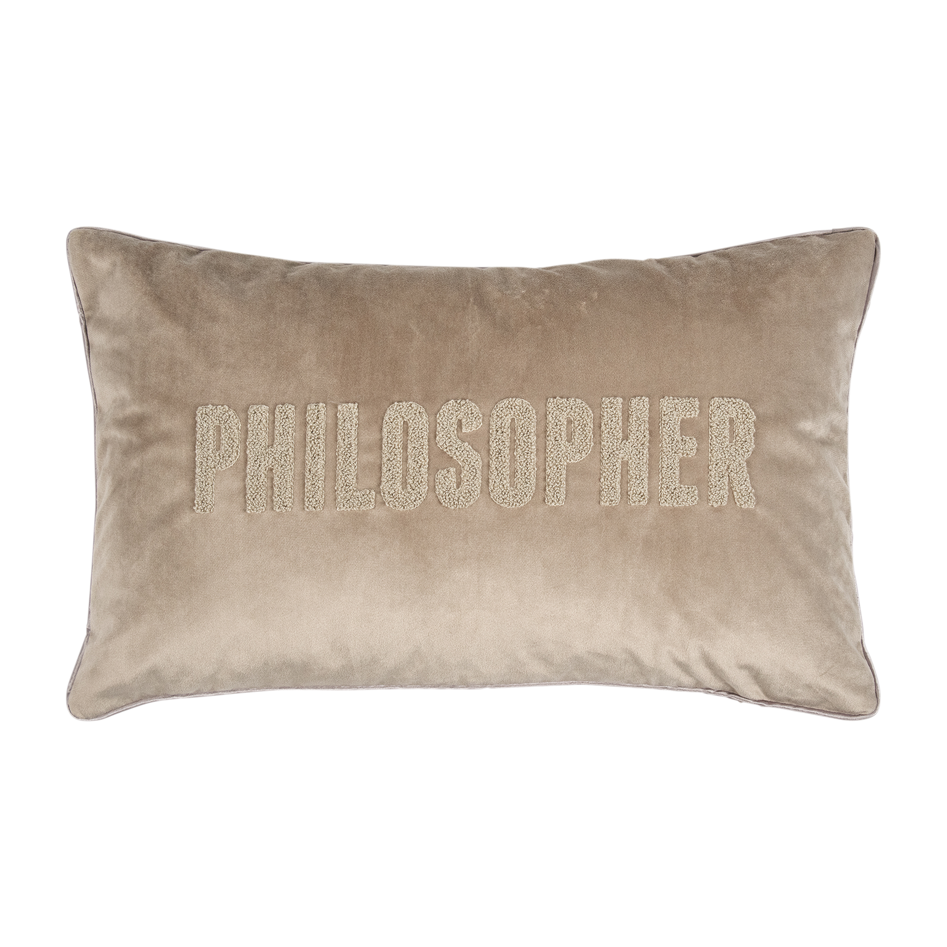 Kissenhülle Letters Taupe cm Kissenhülle Letters Taupe cm