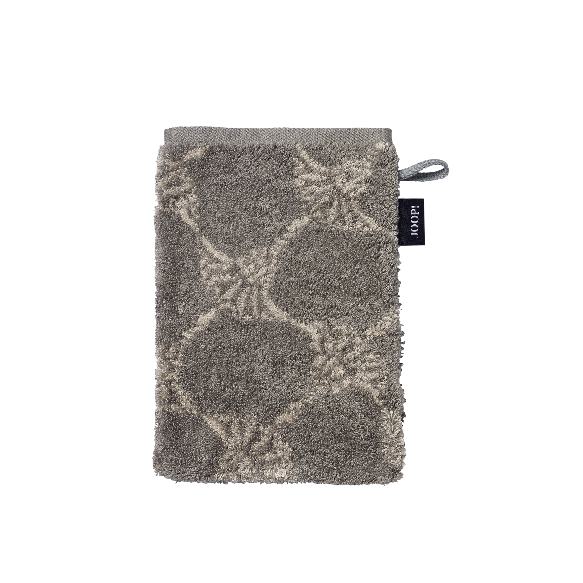 JOOP! Waschhandschuh Cornflower Graphit 16x22cm JOOP! Waschhandschuh Cornflower Graphit 16x22cm