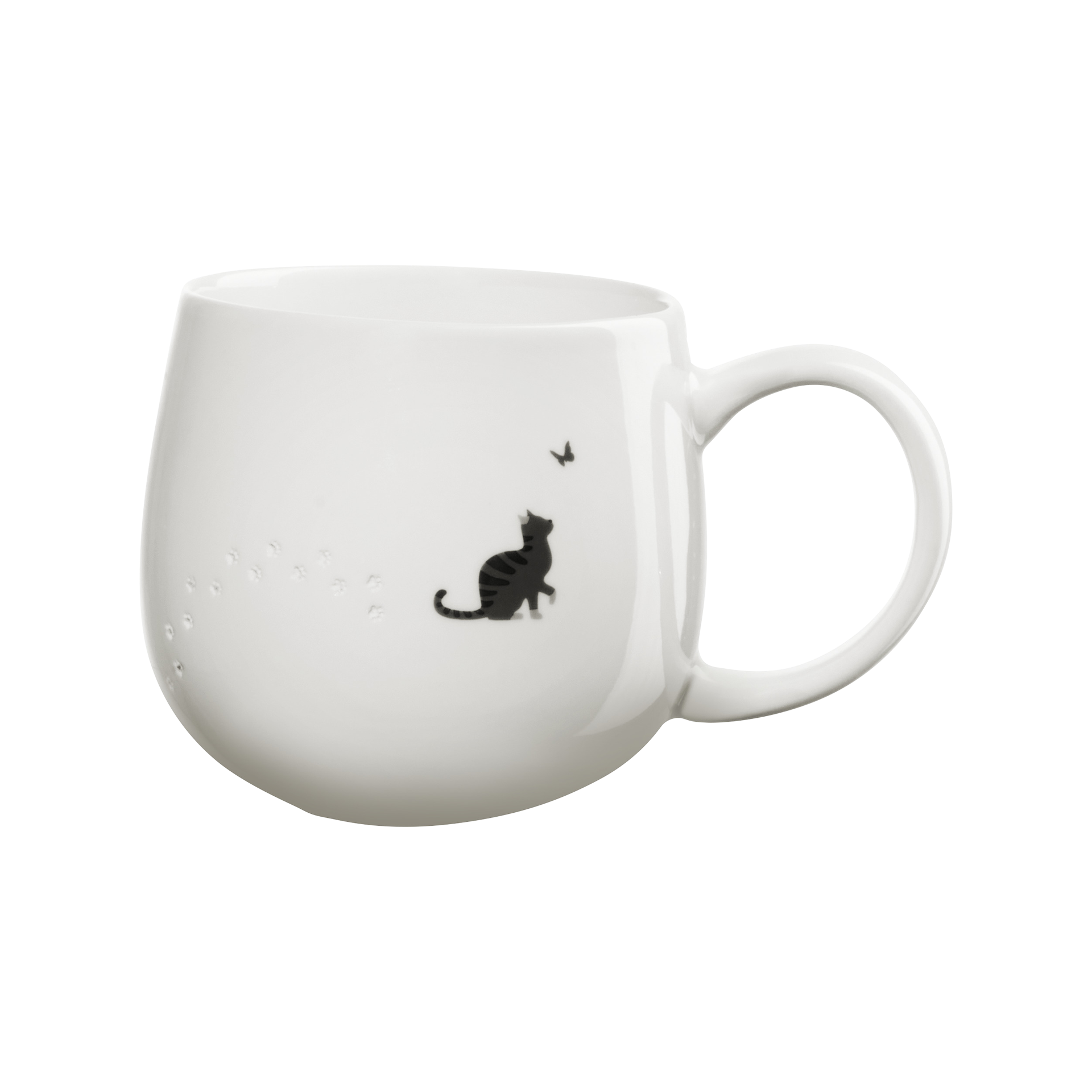Kaffeebecher Magu Weiss glänzend Kaffeebecher Magu Weiss glänzend
