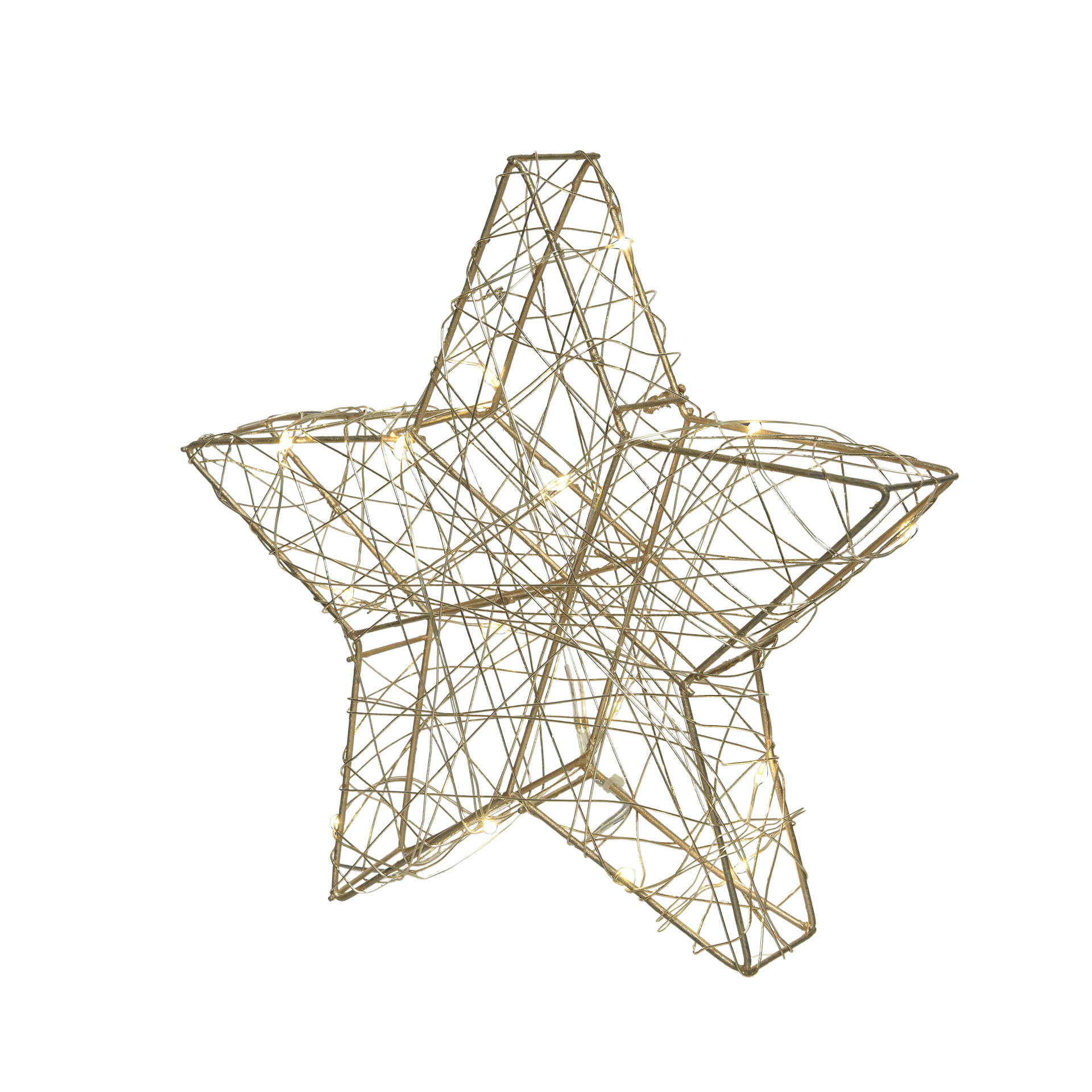 Dekoaufsteller LED Gold Dekoaufsteller LED Gold