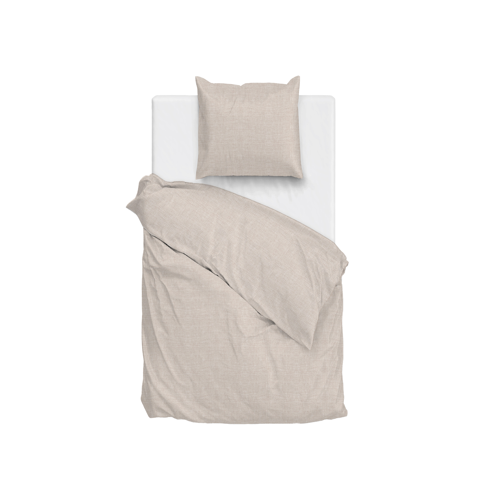 Bettwäsche Lino Sandy Beige 135x200cm